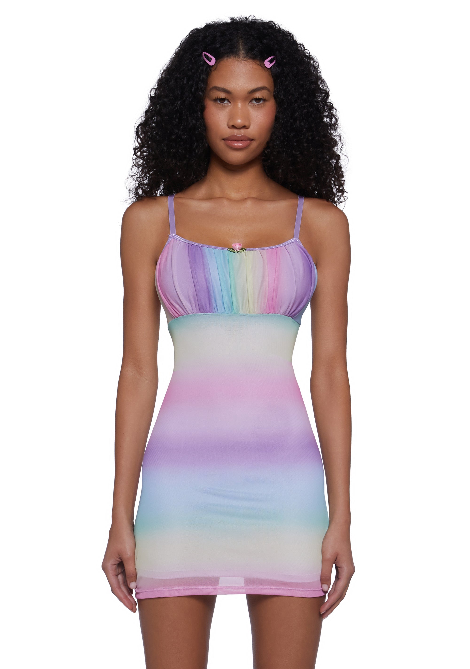 パーティードレス Tie-dye Print Ruched Mini Dress Tie Dye Ruched Sexy Mini Dress - STYLORD Boutique