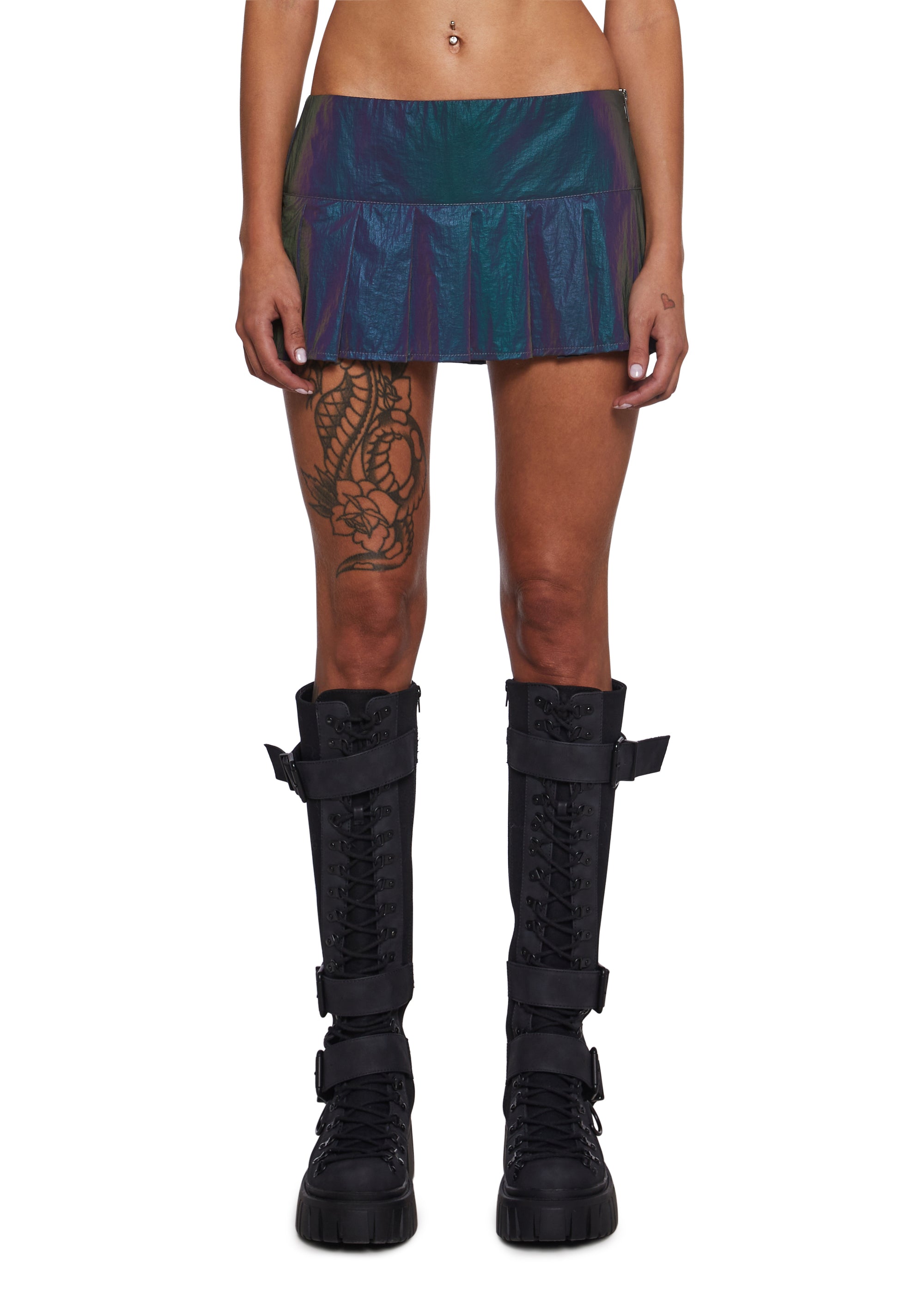 Max Volume Reflective Mini Skirt