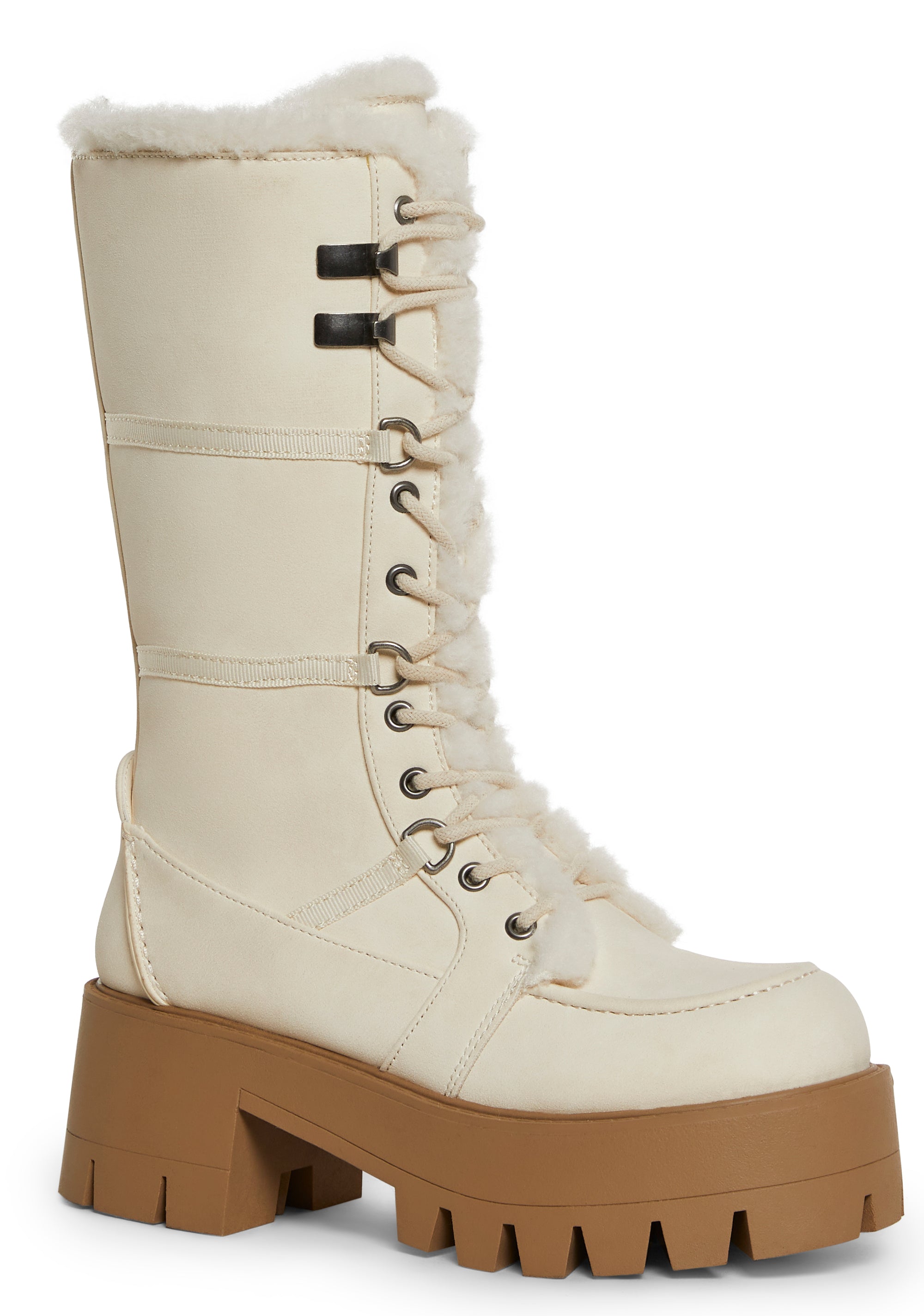 Grunge Trek Hiking Boots - White - alternate