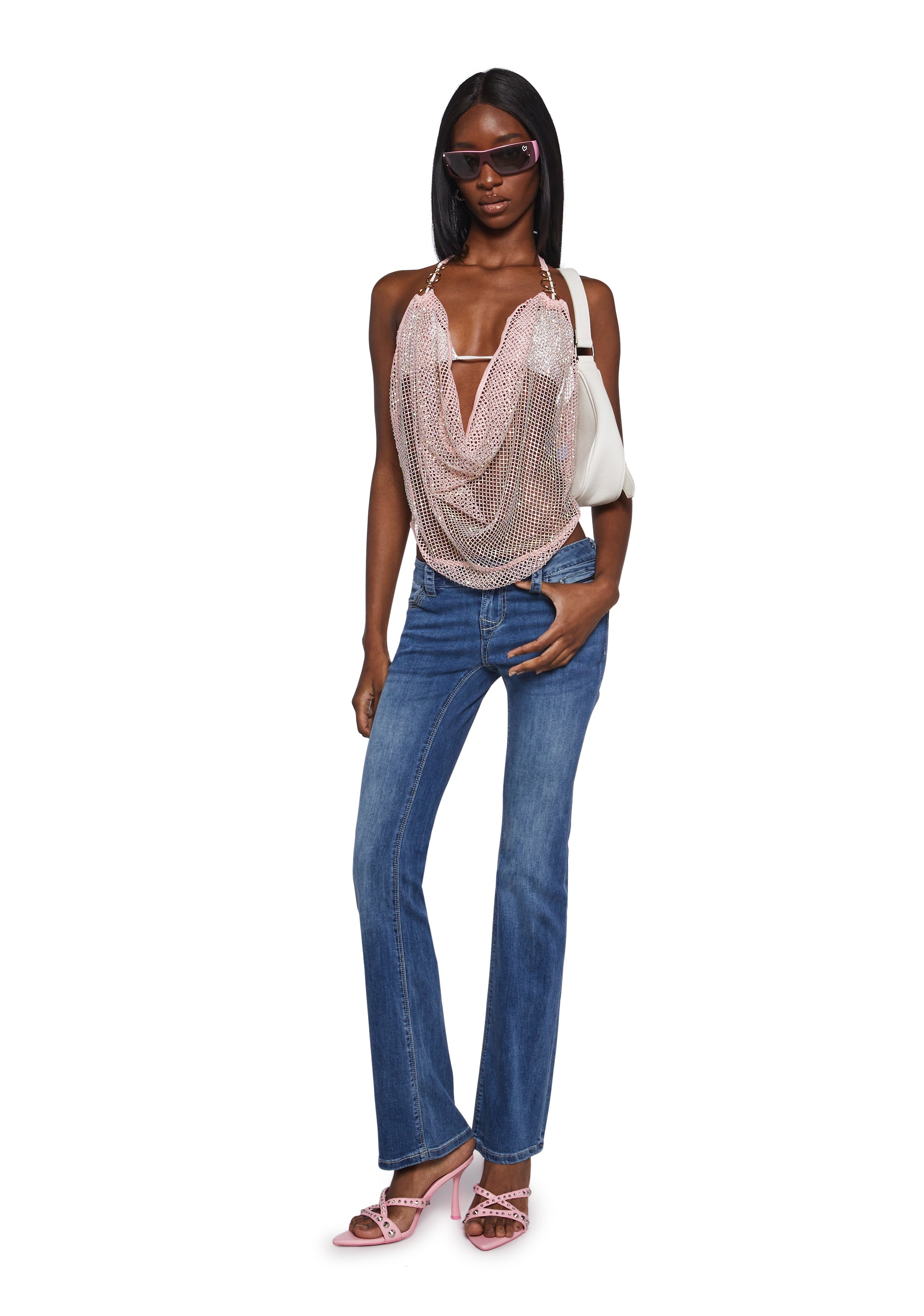 Dance Beats Cowl Top - alternate