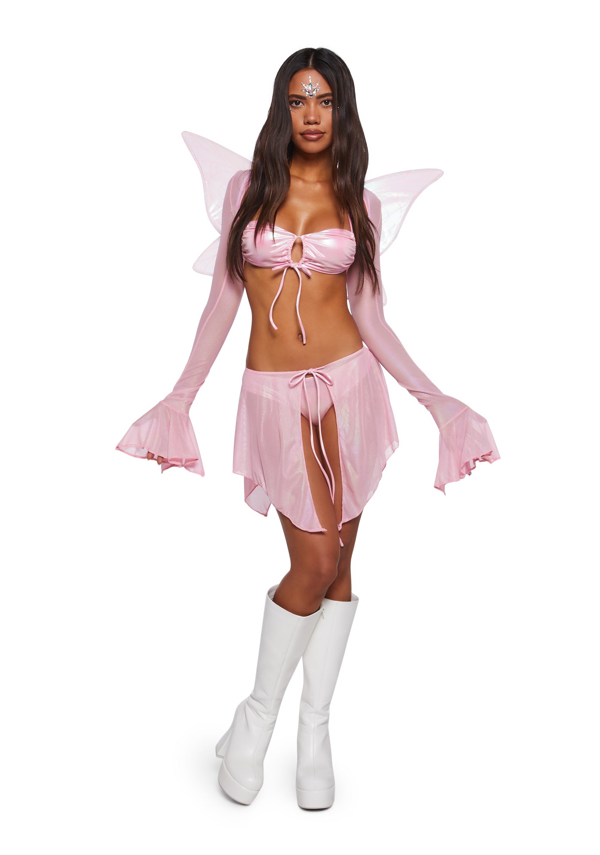Fairy Nights Costume Set With Wings - alternate