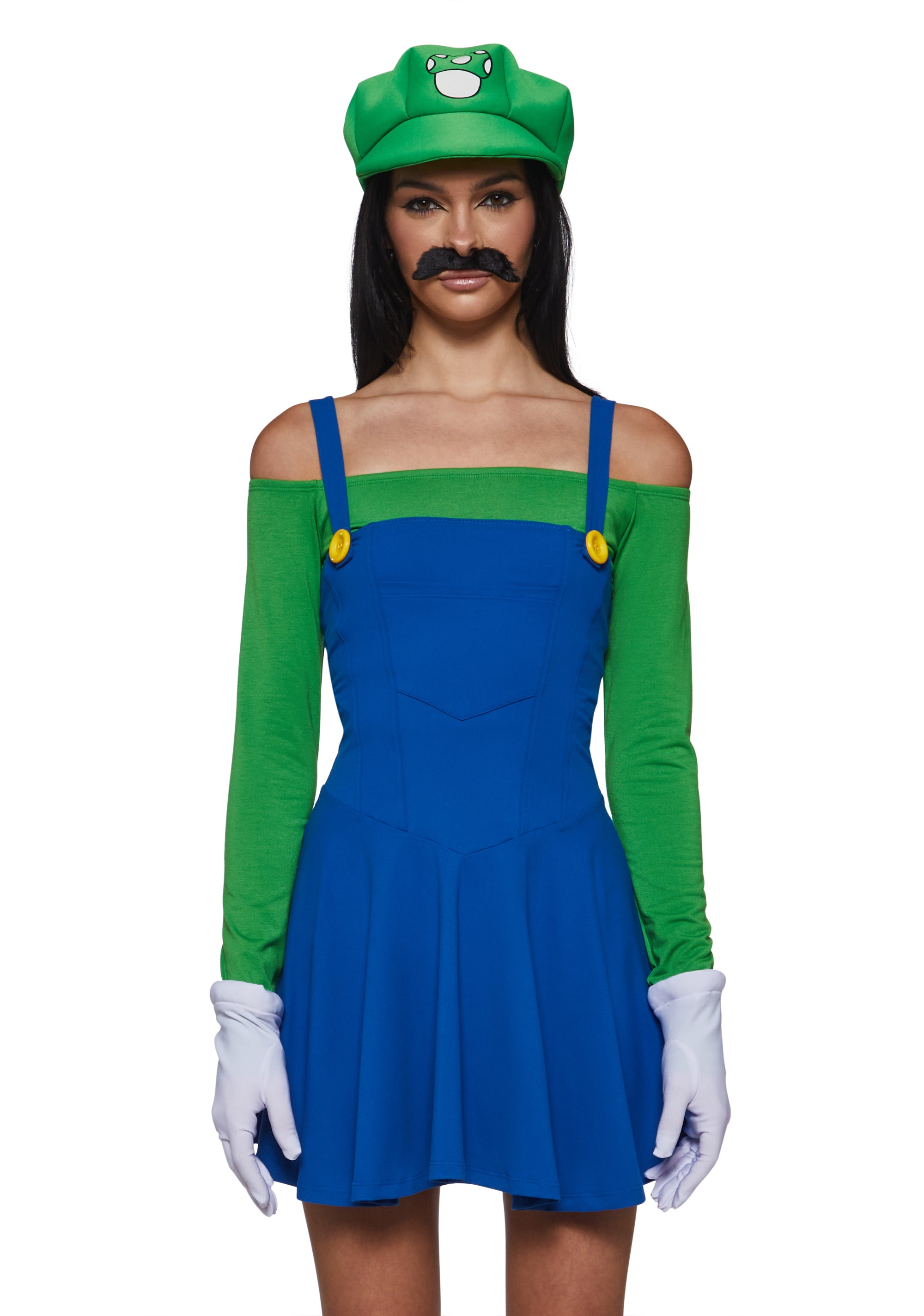 Sexy Luigi Mario Bros Halloween Costume