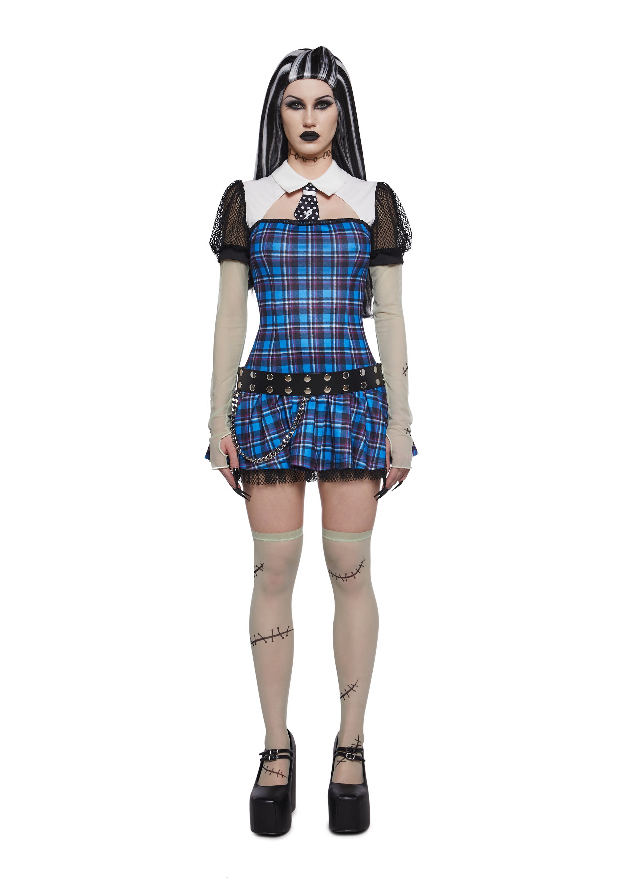 Womens Sexy Spooky Halloween Monster High Frankie Halloween