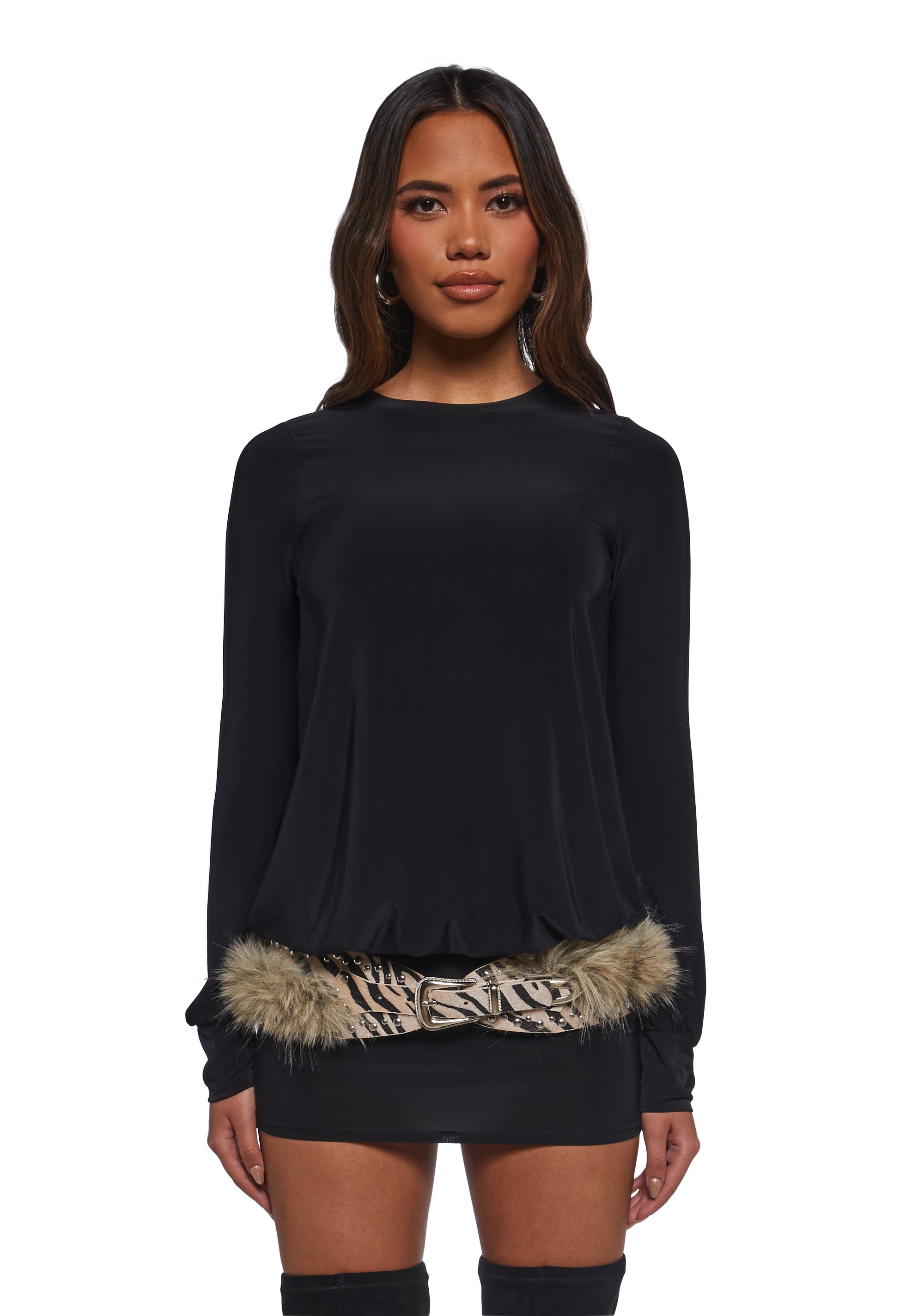 Class Clique Long Sleeve Dress - Black Black / MEDIUM Class Clique Long Sleeve Dress - Black Black / MEDIUM