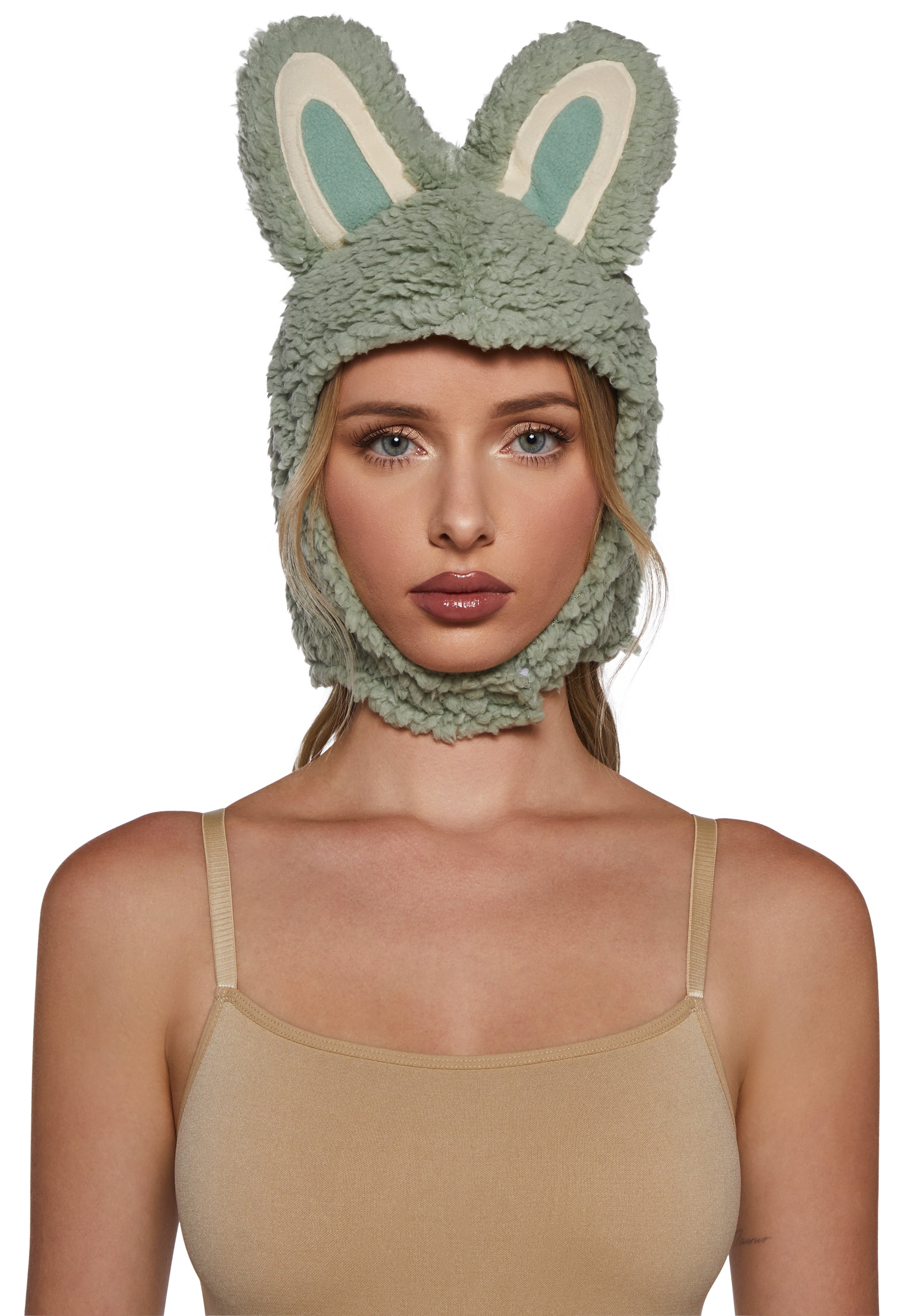 little monsters costume Little Monster Hood, Green / One Size