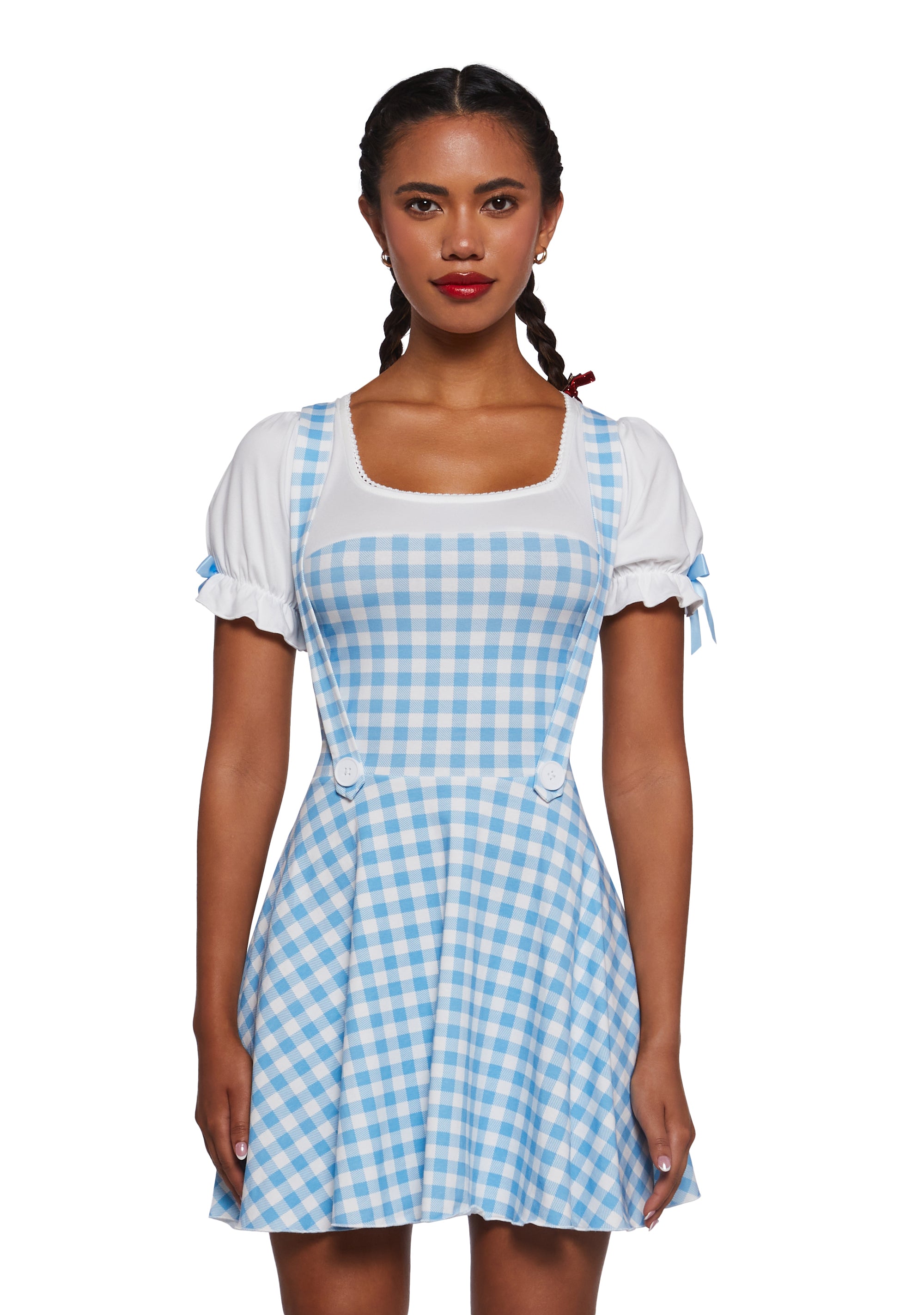 Home Sweet Farm Costume - Blue / Small | Adult | Blue Home Sweet Farm Costume - Blue / Small | Adult | Blue