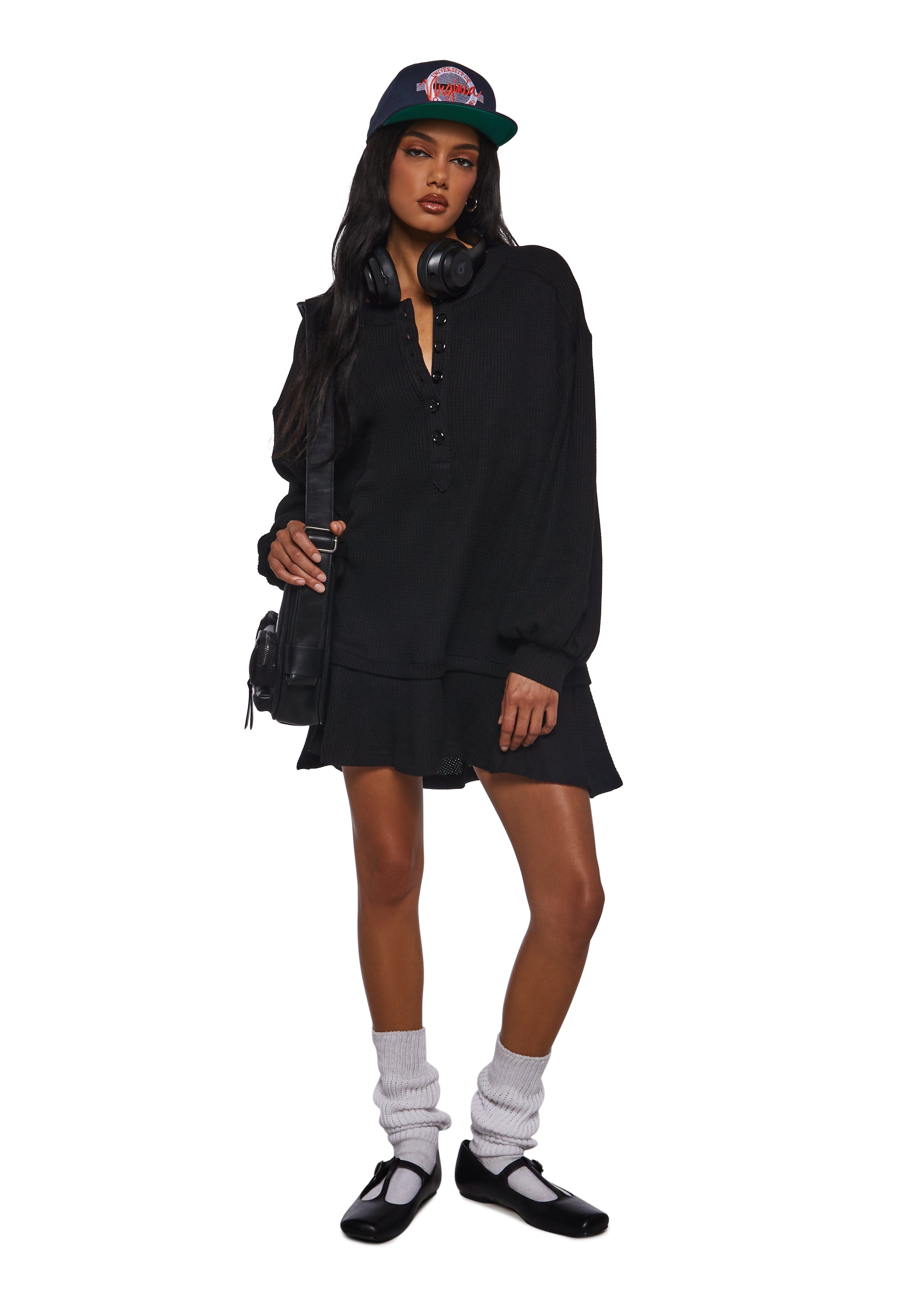 First Glances Trapeze Dress - Black - alternate