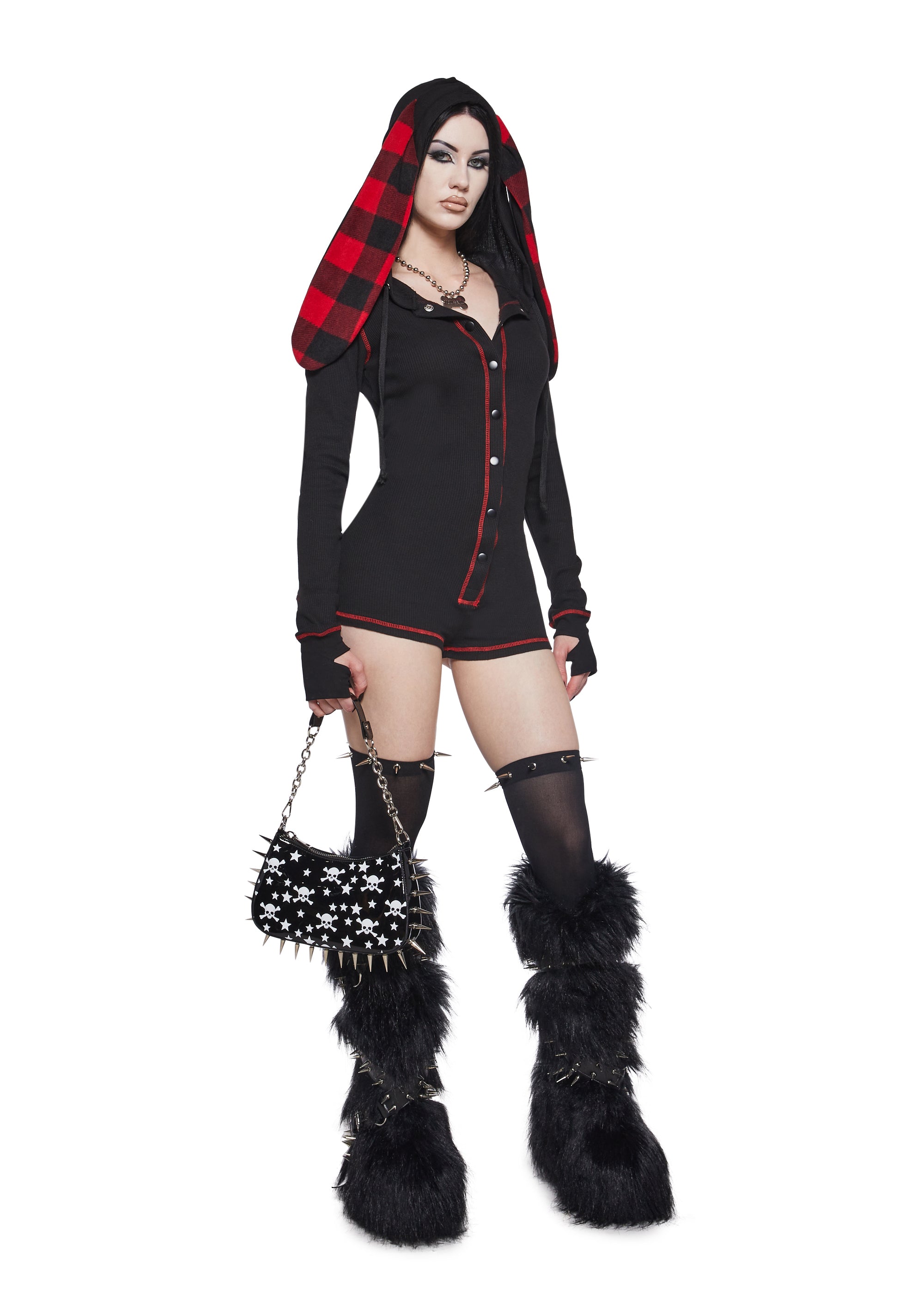 Punk Memories Spiked Shoulder Bag - alternate