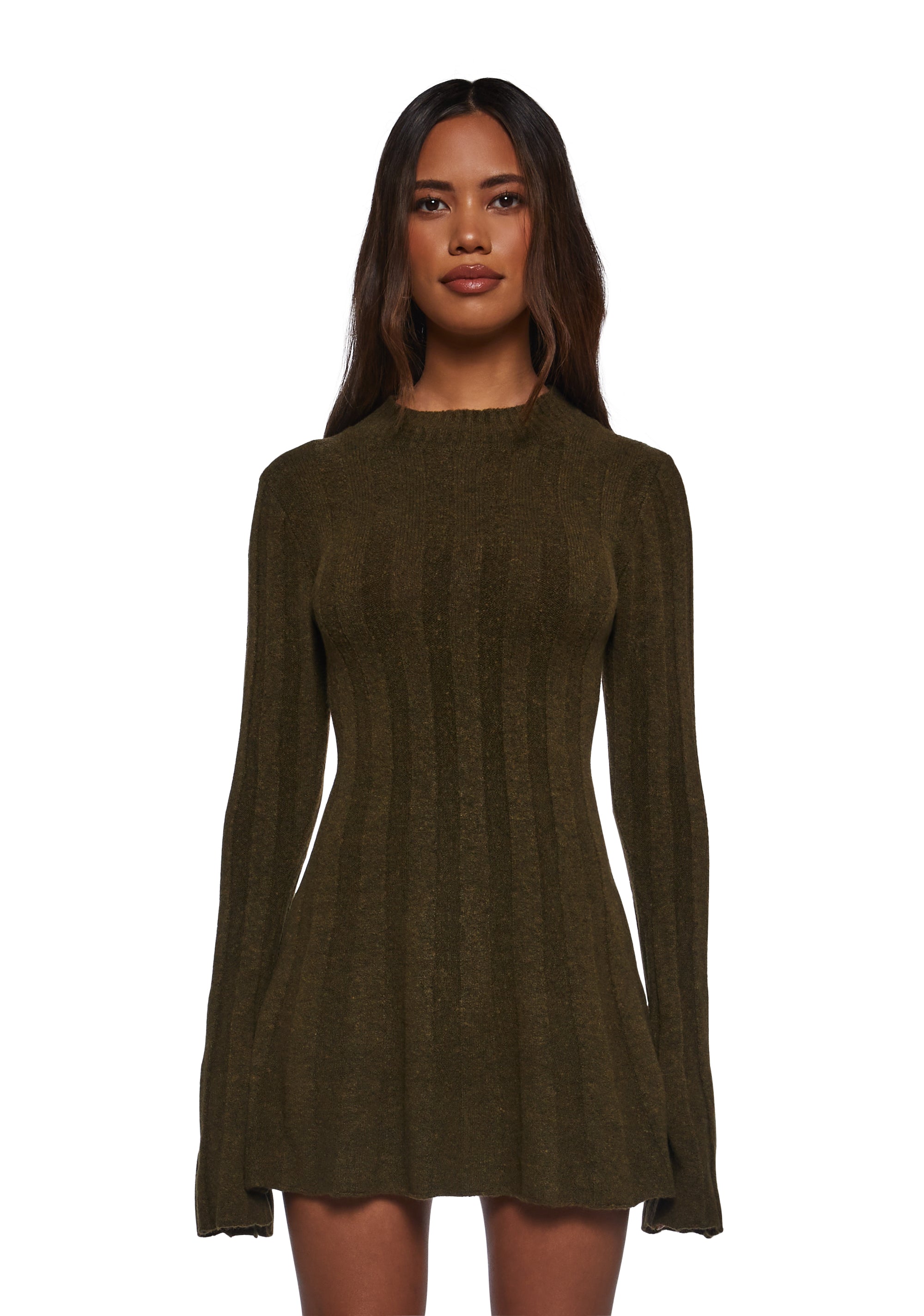 Cafe Reverie Mini Dress - Green
