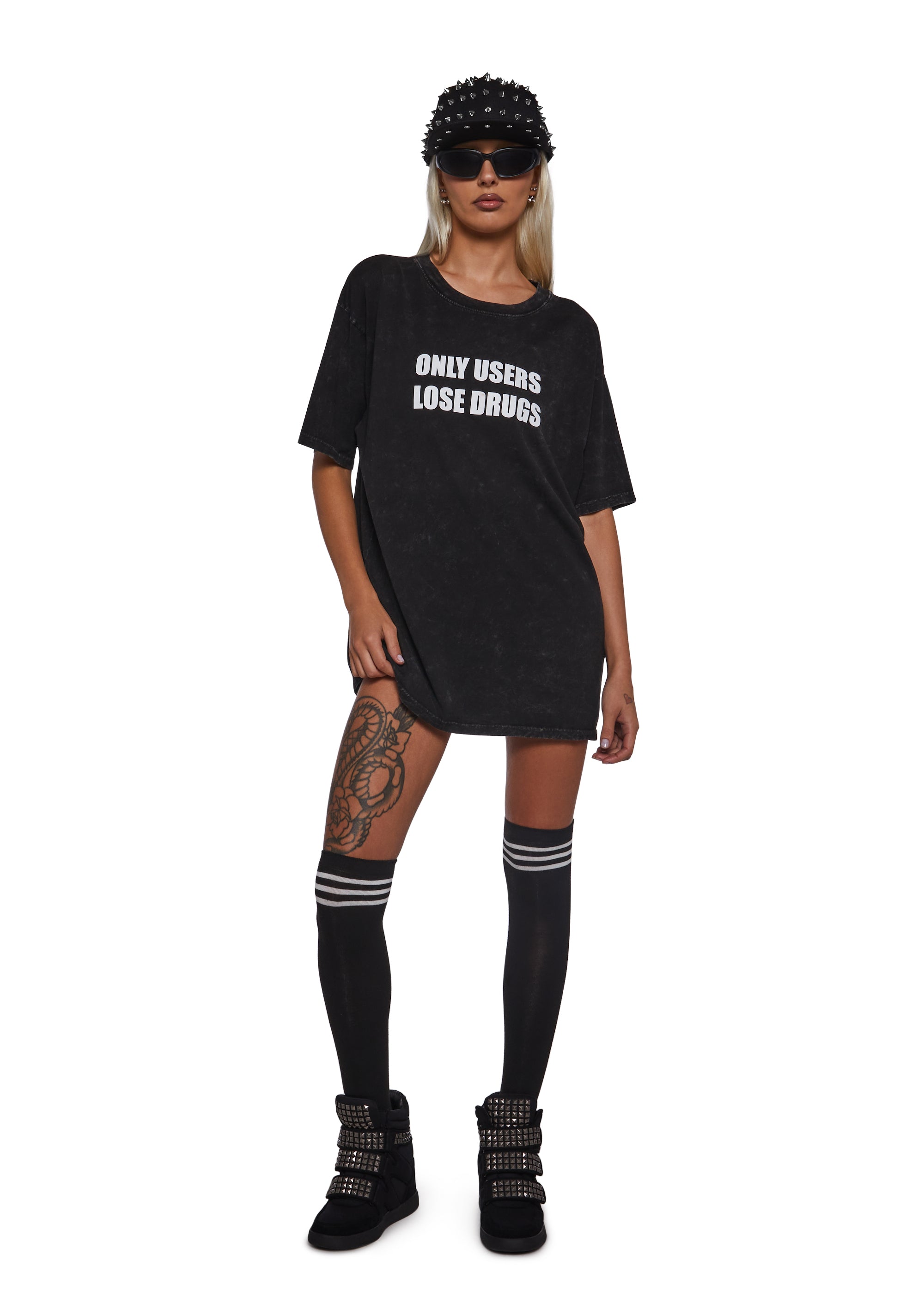 User Losers Oversized Graphic Tee - alternate