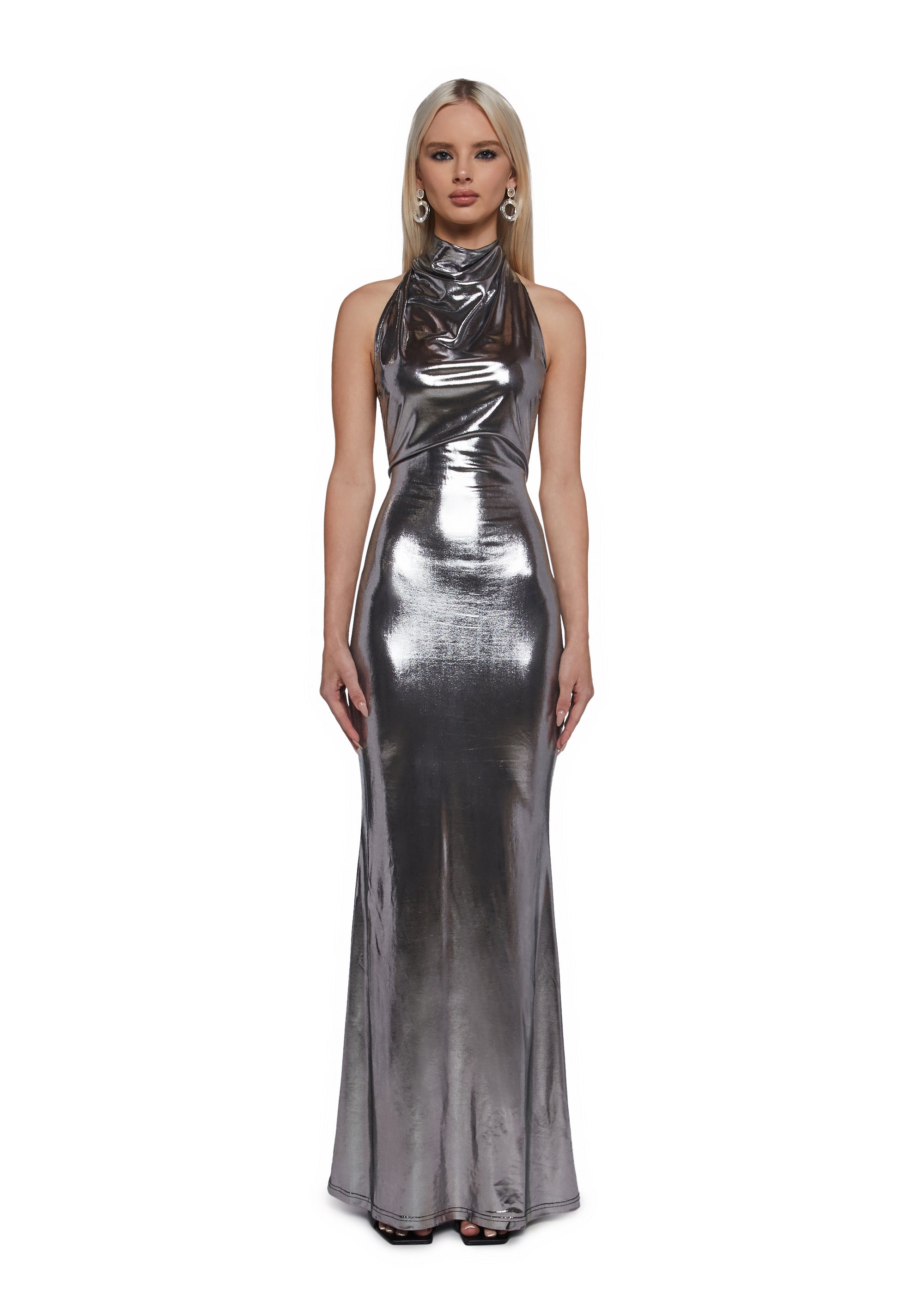 Enchanted Fascination Maxi Dress METALLIC / X-LARGE Enchanted Fascination Maxi Dress METALLIC / X-LARGE