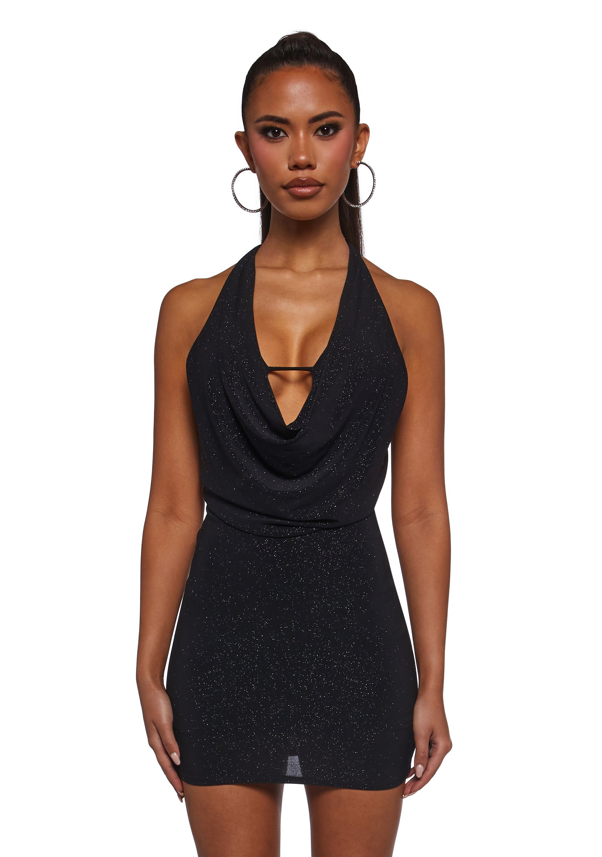 Aura Vibes Sparkle Dress Black / LARGE Aura Vibes Sparkle Dress Black / LARGE