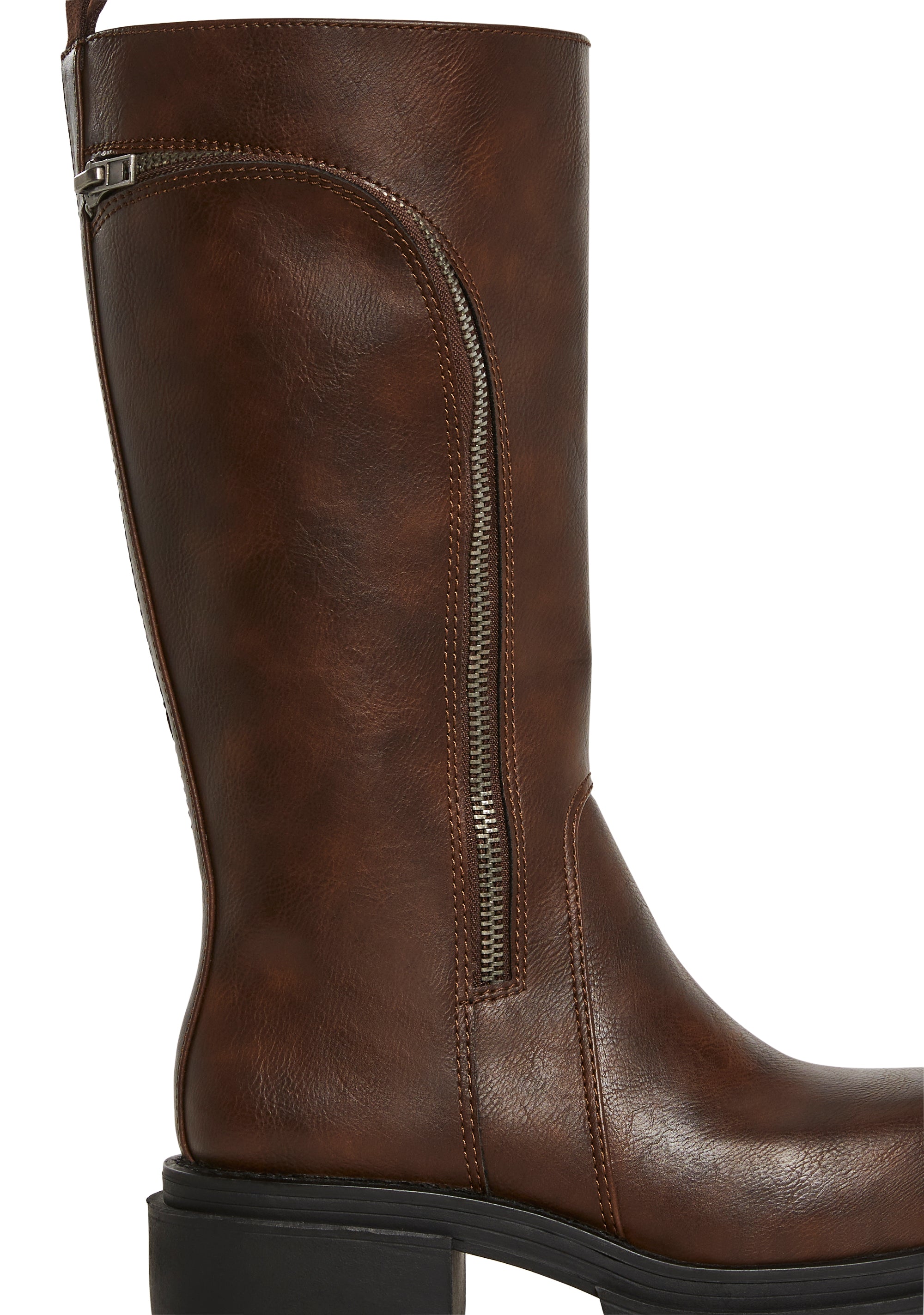 Small Town Girl Platform Boots - Brown - alternate