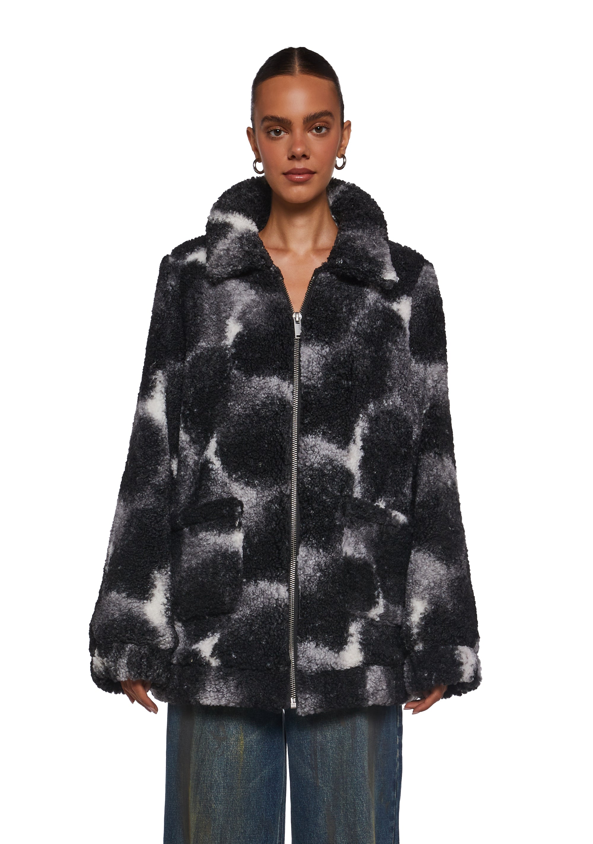 I'm Not Just A Demolition Derby Girl Sherpa Jacket