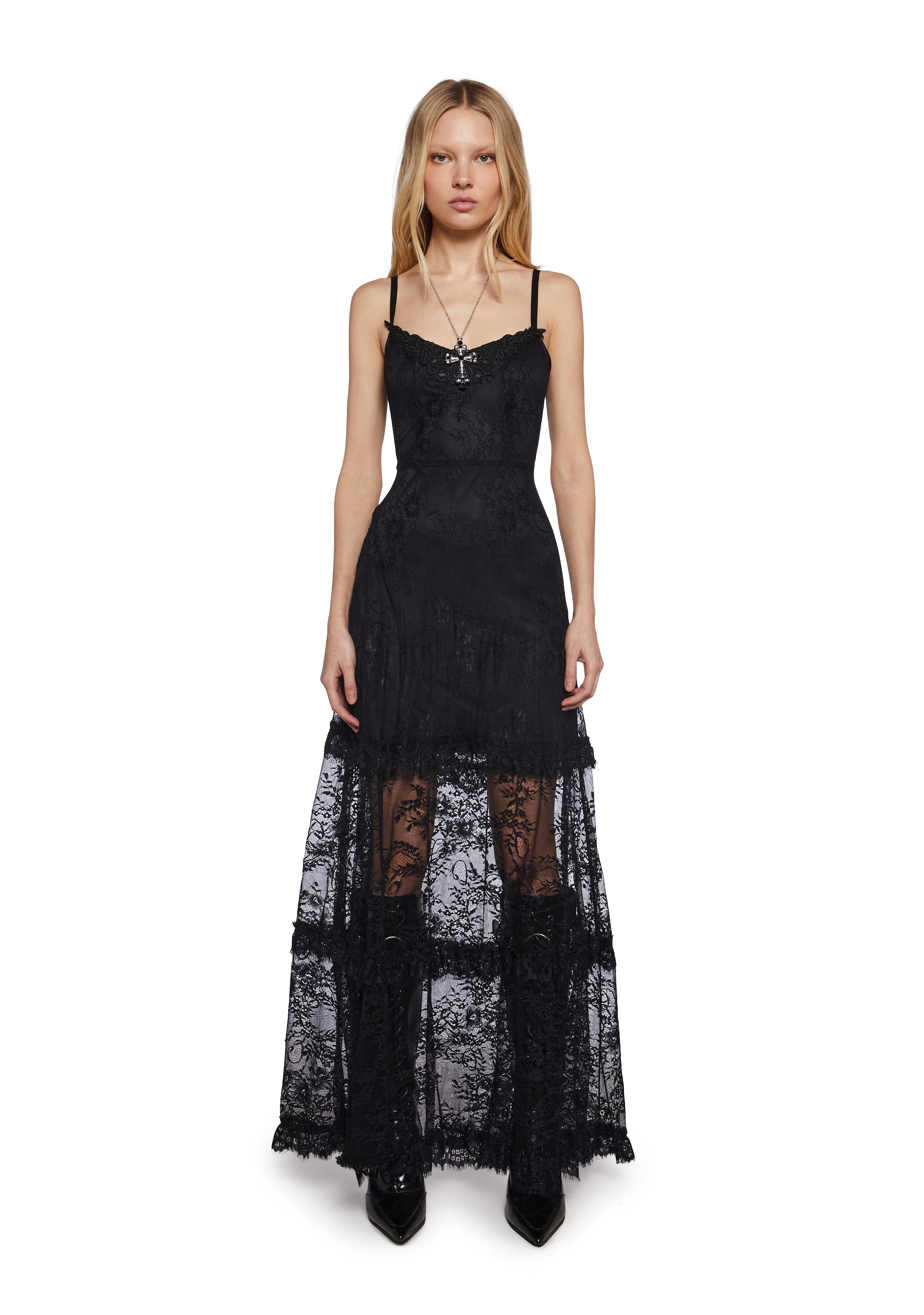 Temple Of Love Lace Maxi Dress Dolls Kill Temple Of Love Lace Maxi Dress Dolls Kill