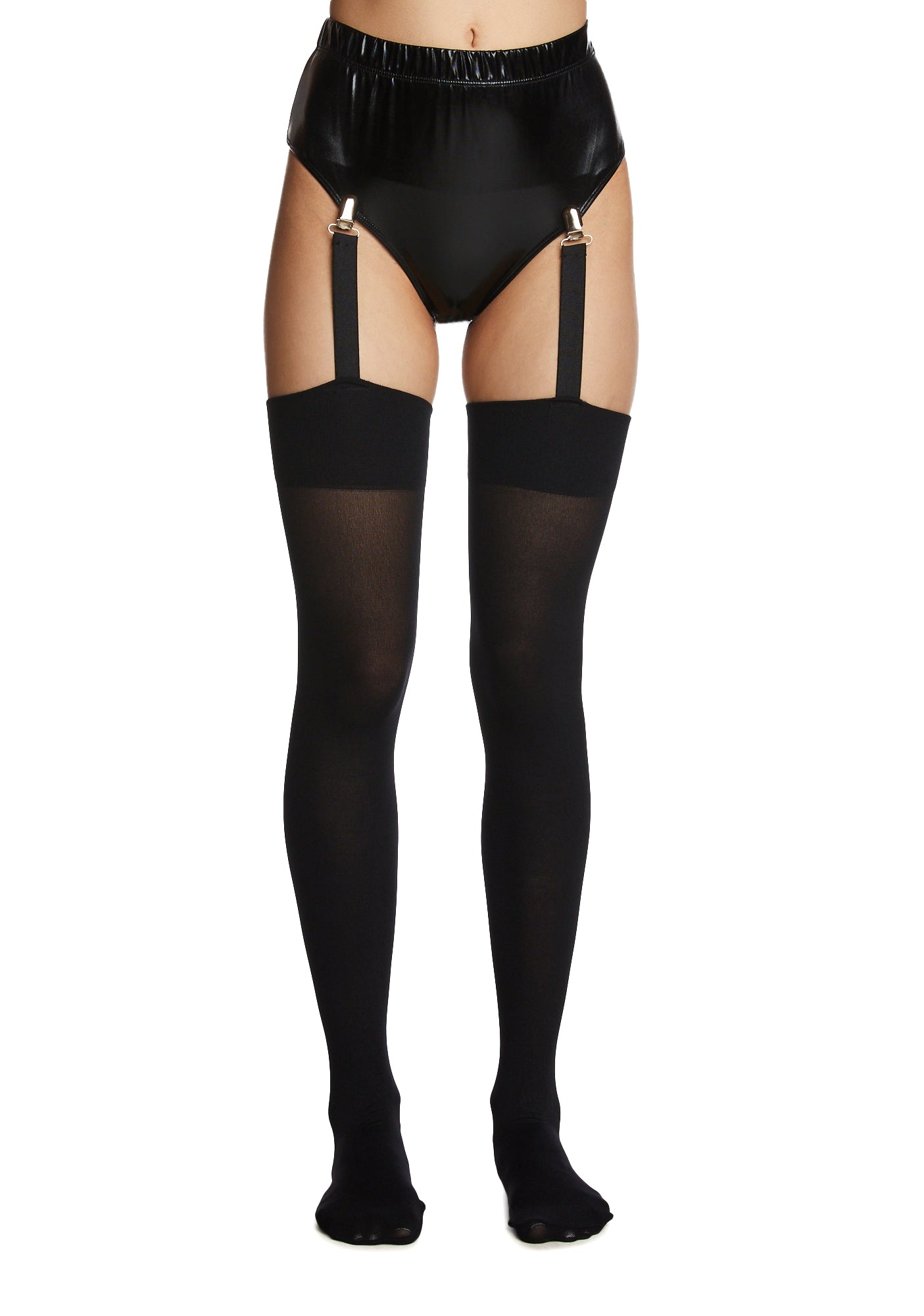 Thigh high and garter hotsell