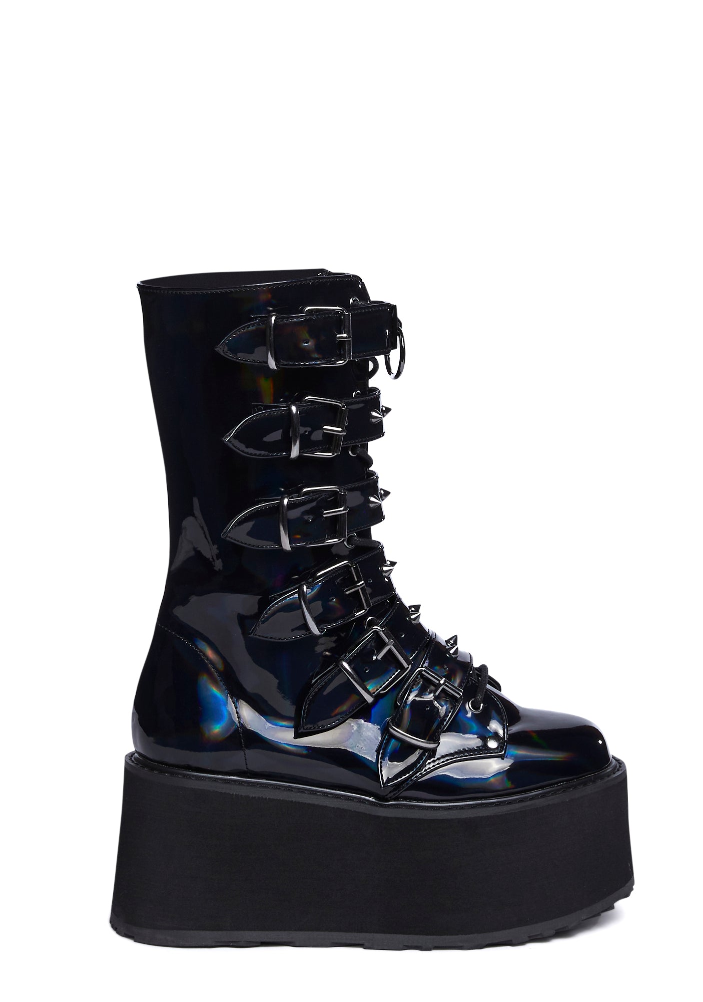 Buckle platform sale boots