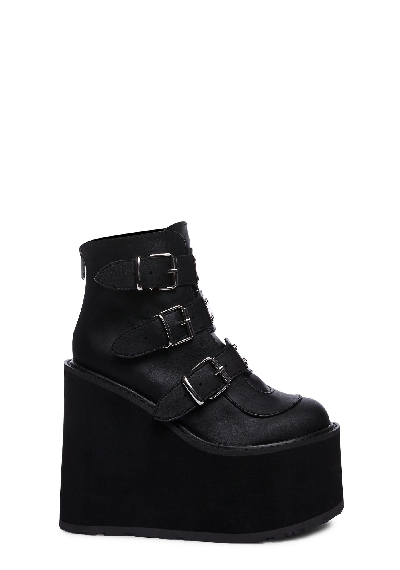 Black Demonia Shoes Trinity Boots Ankle Boots Trinity Boots Black