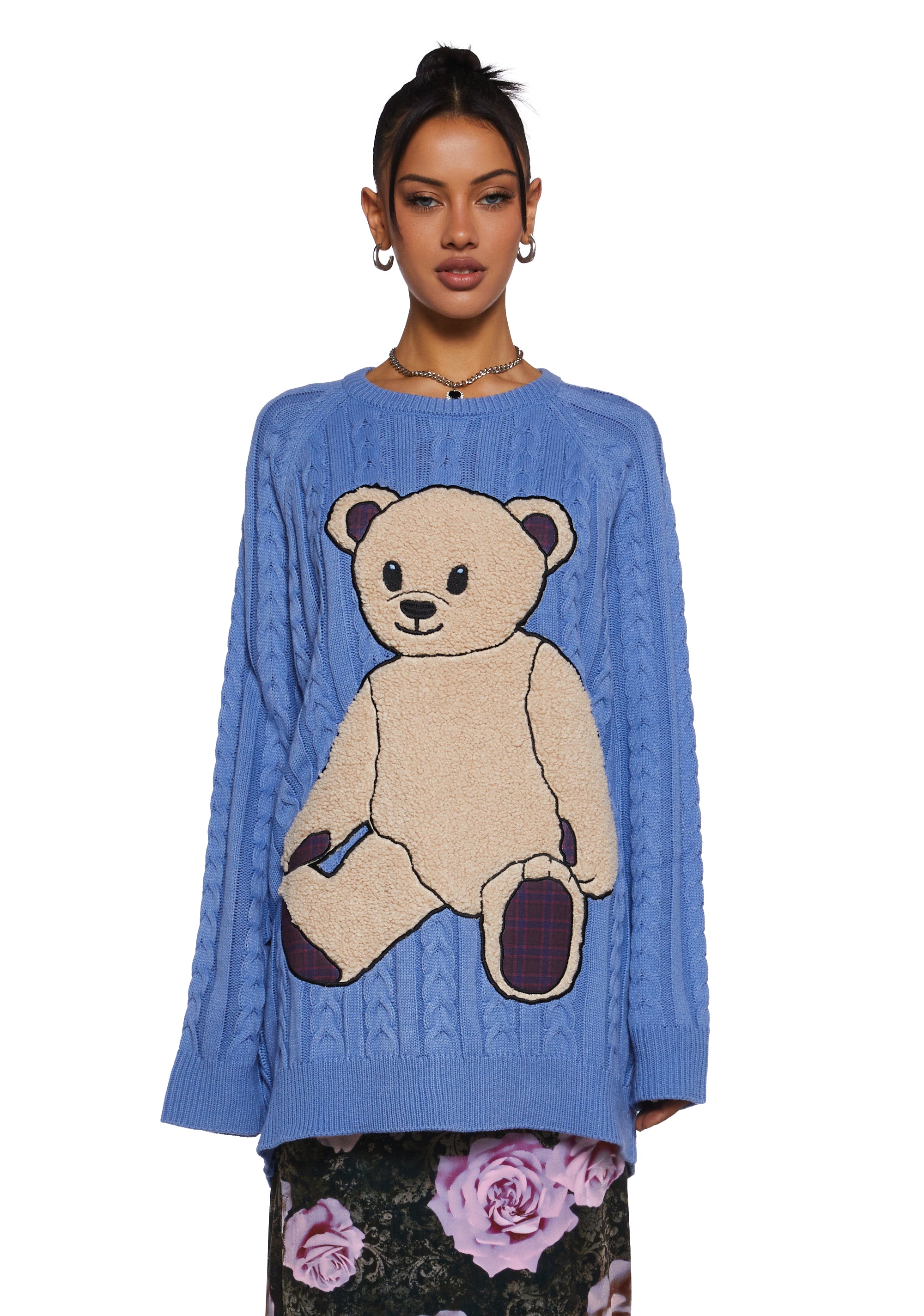 Oversized teddy sweater online