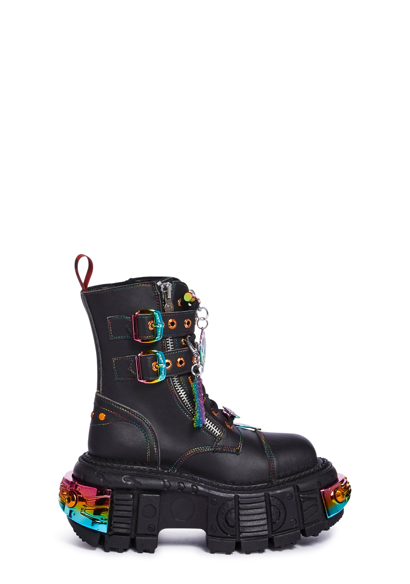 New rock combat boots discount