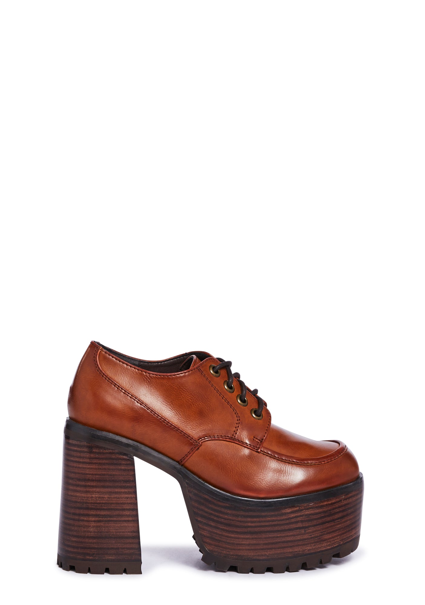 Current Mood Vegan Leather Cork Platform Oxfords