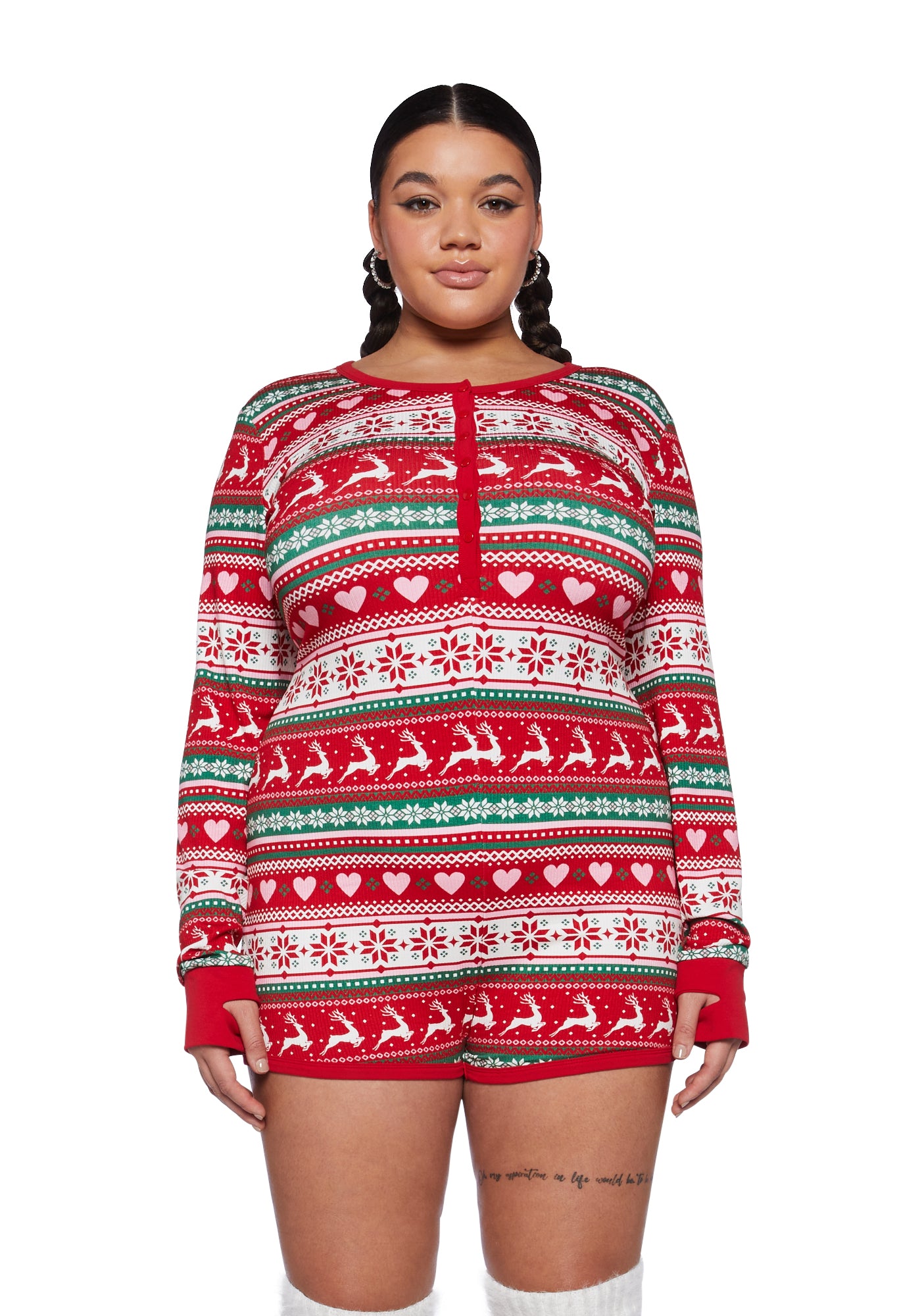 Plus size clearance sweater romper