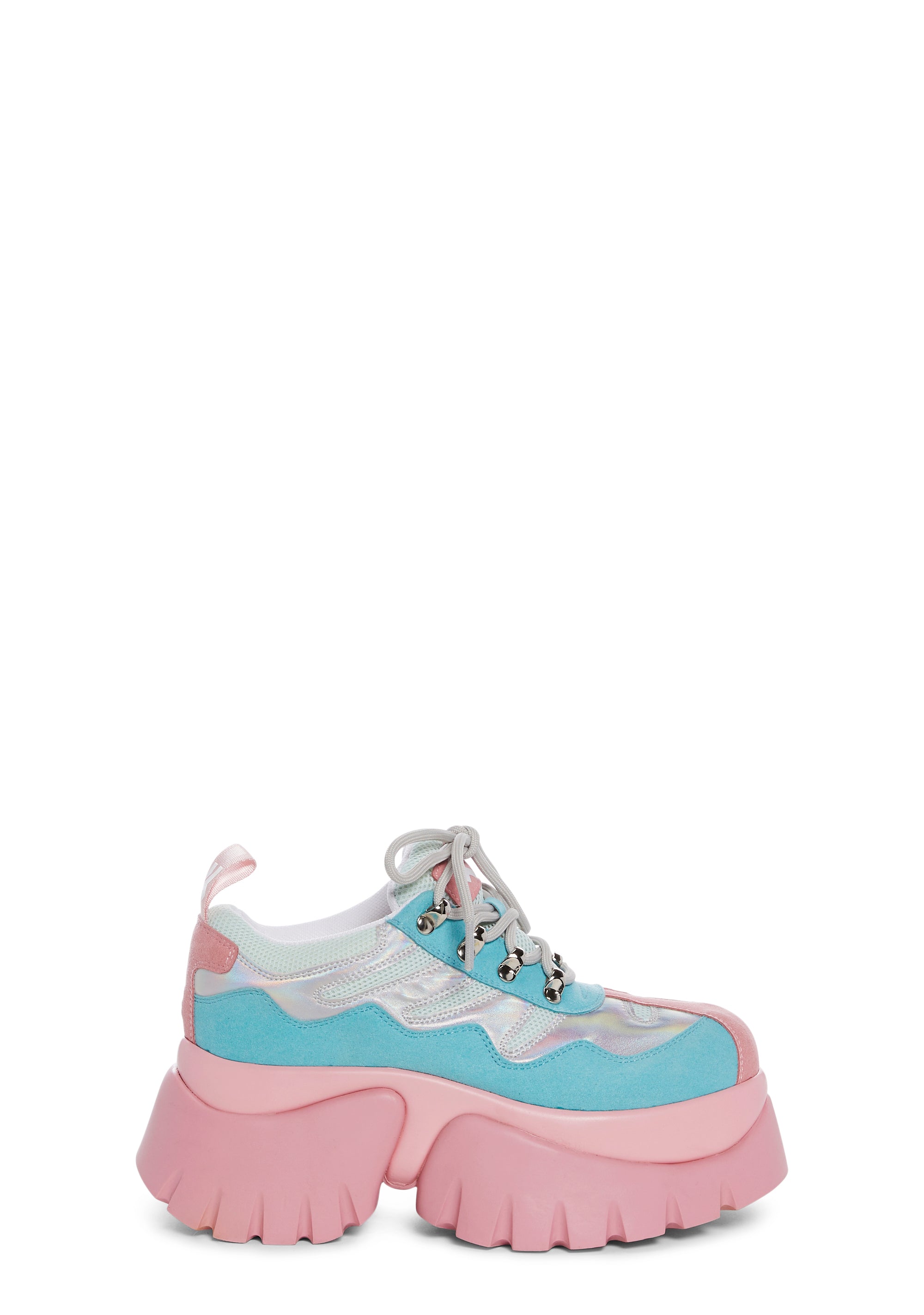 Koi Footwear Holographic Chunky Platform Sneakers - Multi