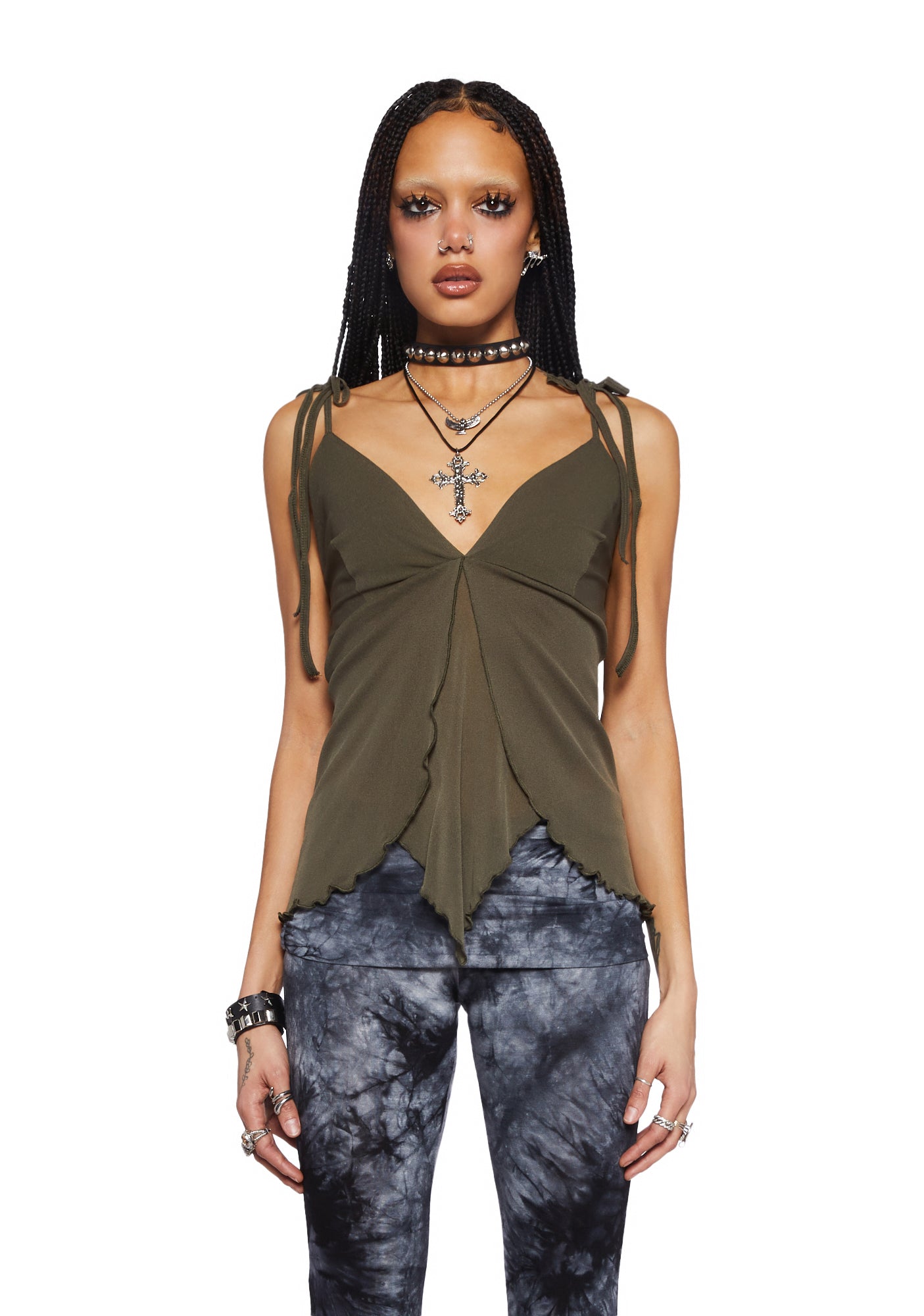 Sweet Sensation Cami Top Green