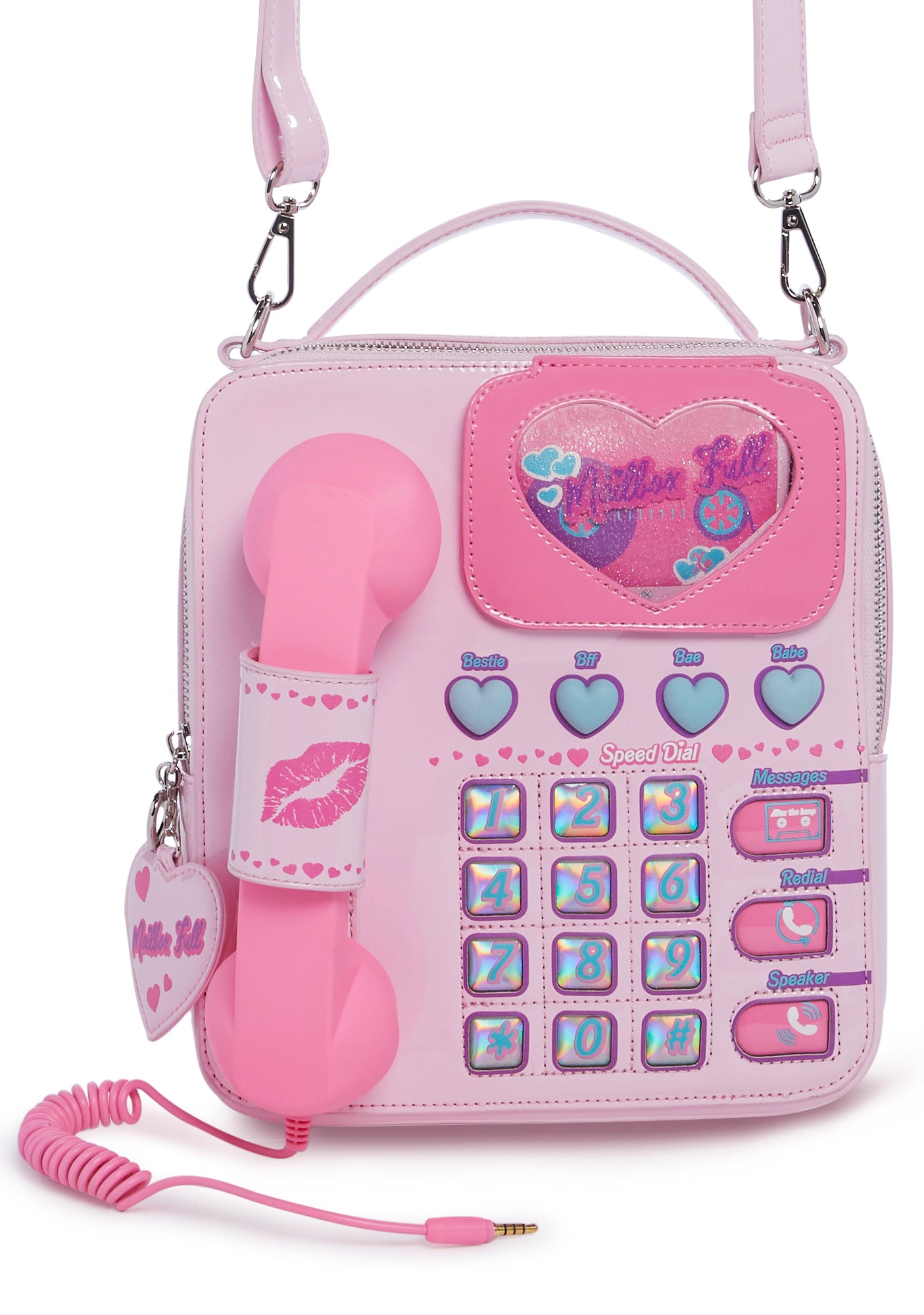 Sugar Thrillz Phone Crossbody Bag Pink Dolls Kill