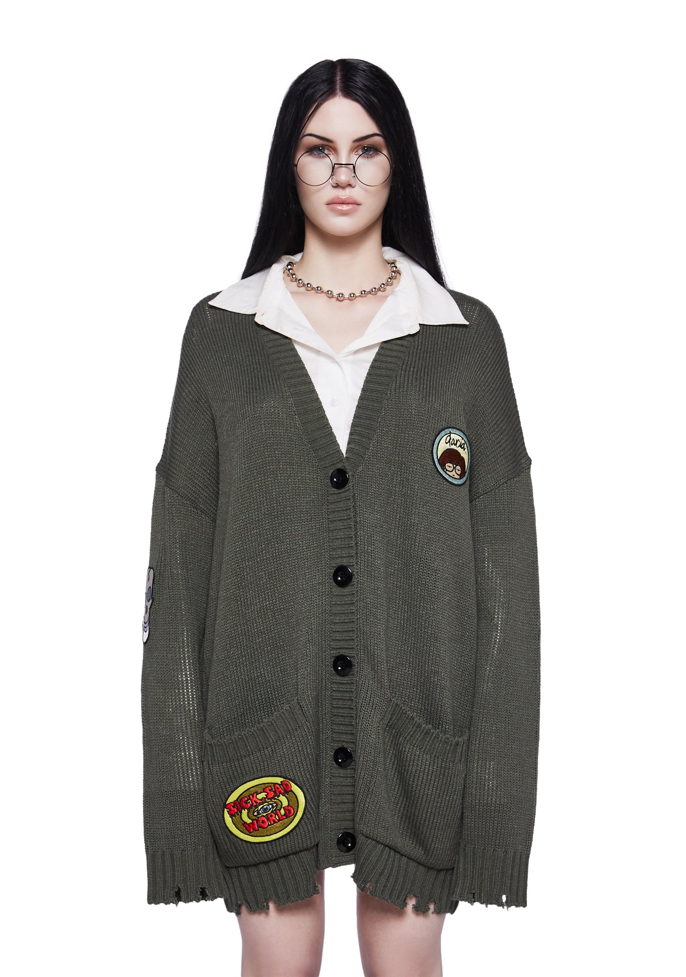 Dolls Kill x Daria 90s Cartoon I Hate Everybody MTV Oversized