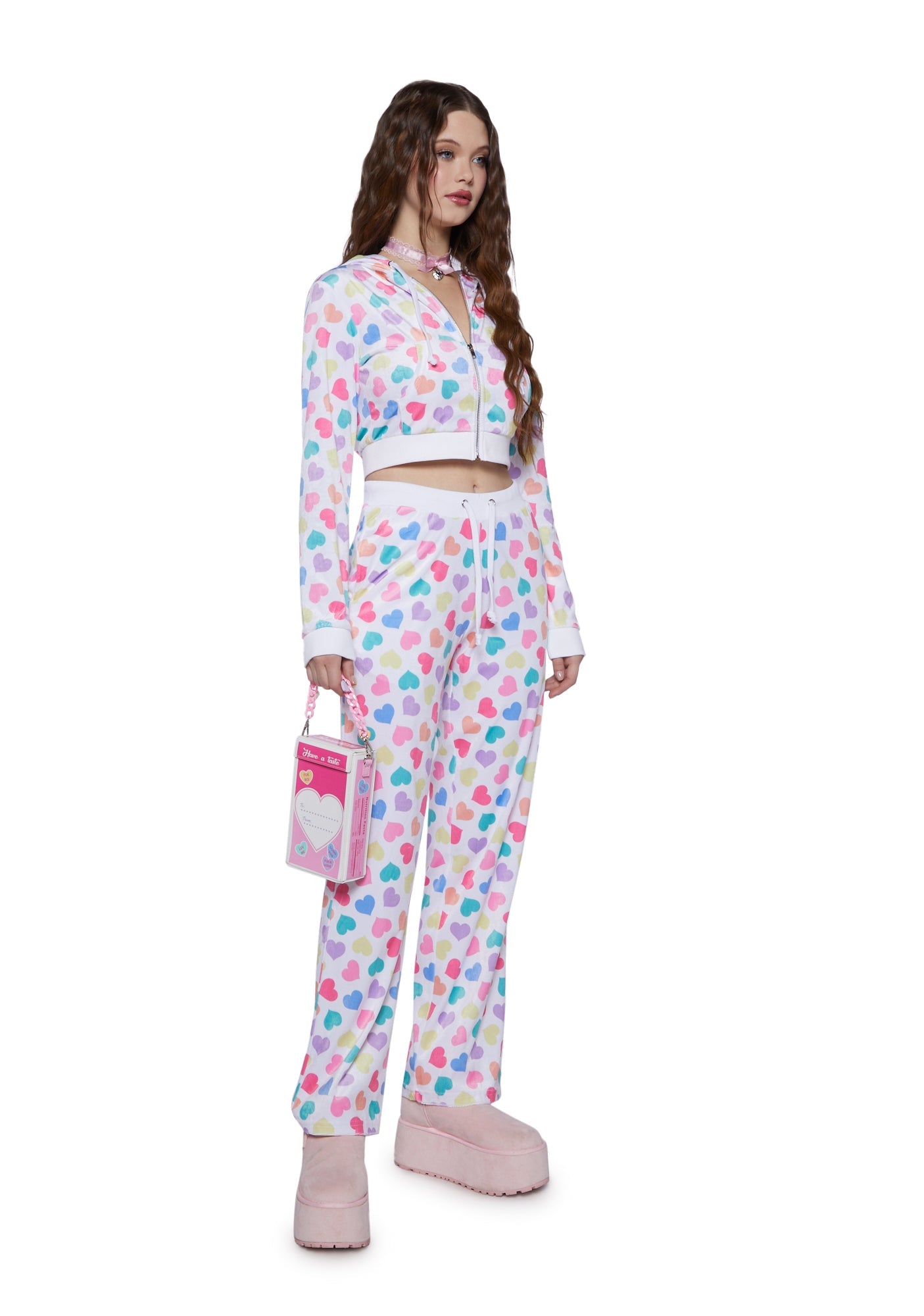 Loyal Maneater Velour Track Jacket - Multi - alternate