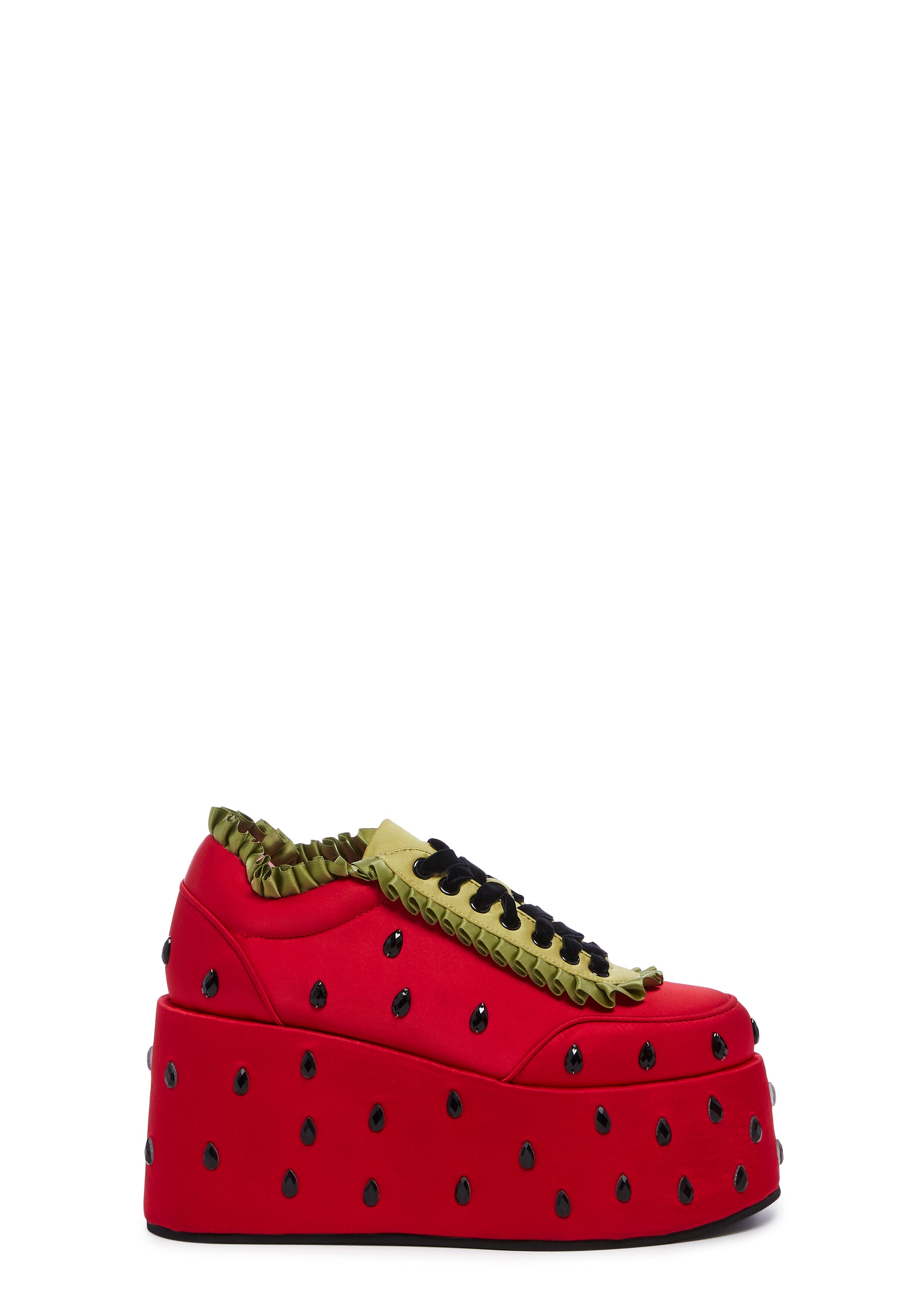 Platform red sneakers 2025