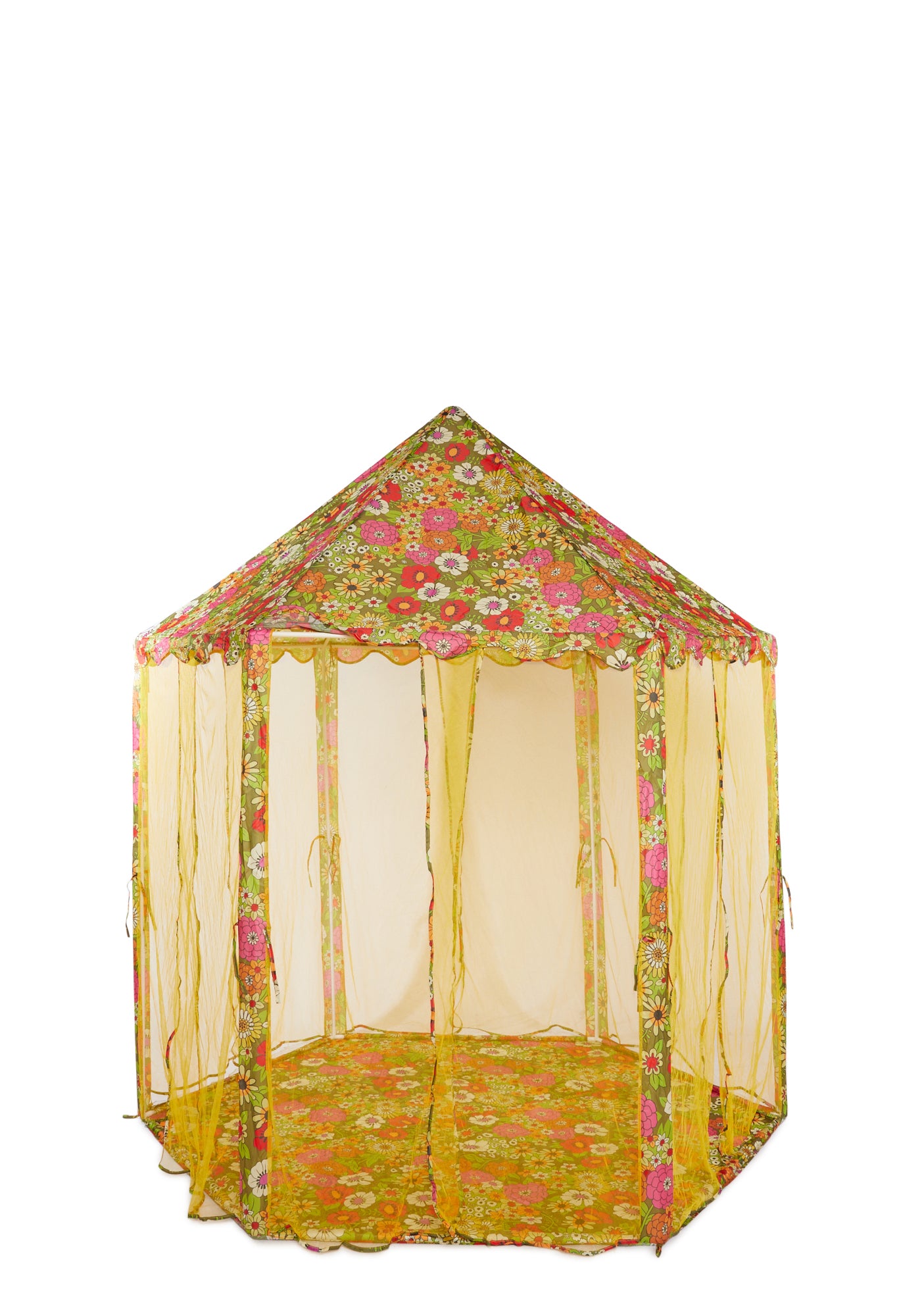love tent Dolls Home Floral Graphic Print Tent Hippie