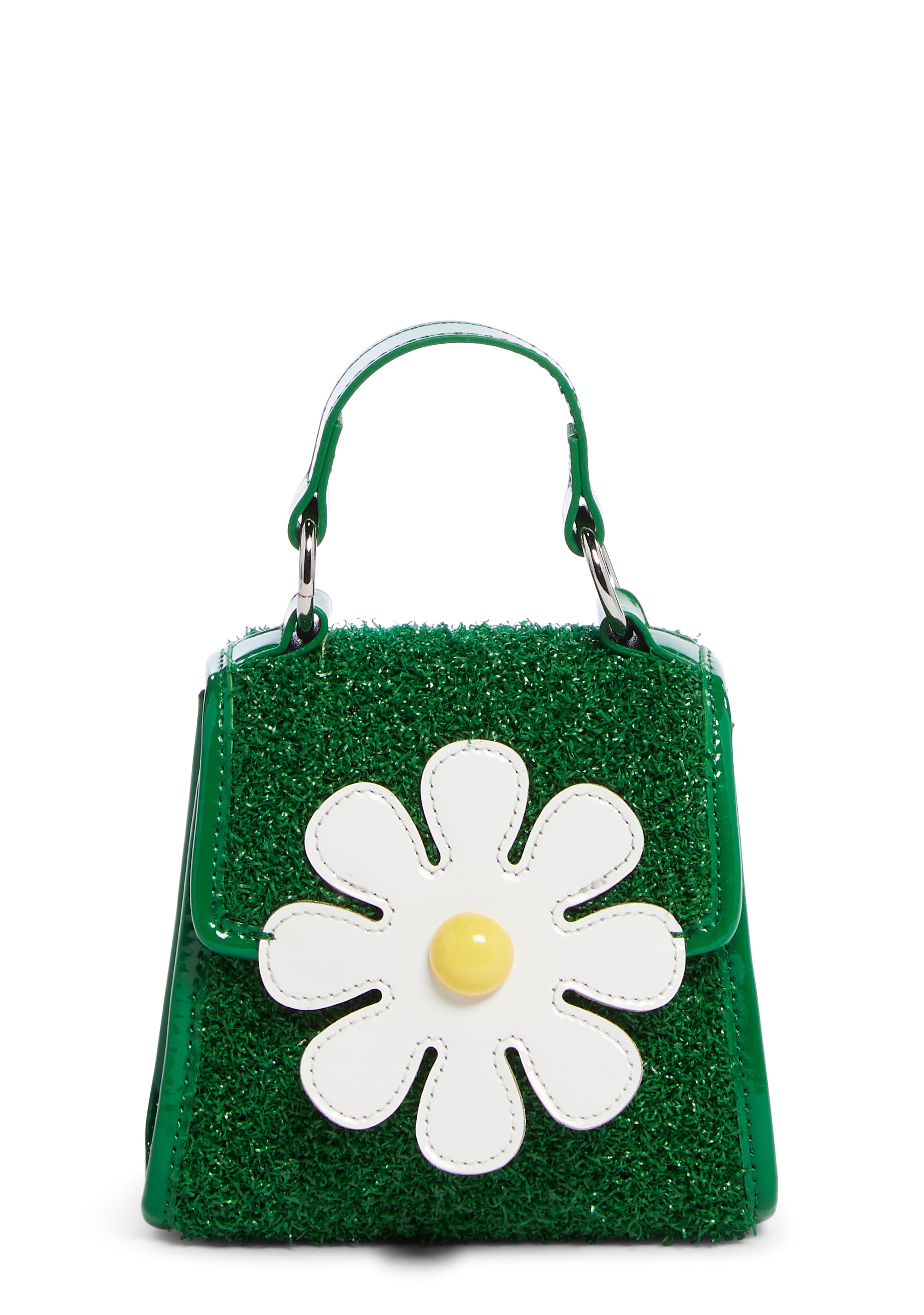 イズディスユアトト　+デリーpd Delia's Turf Handbag With 3D Daisy - Green – Dolls Kill