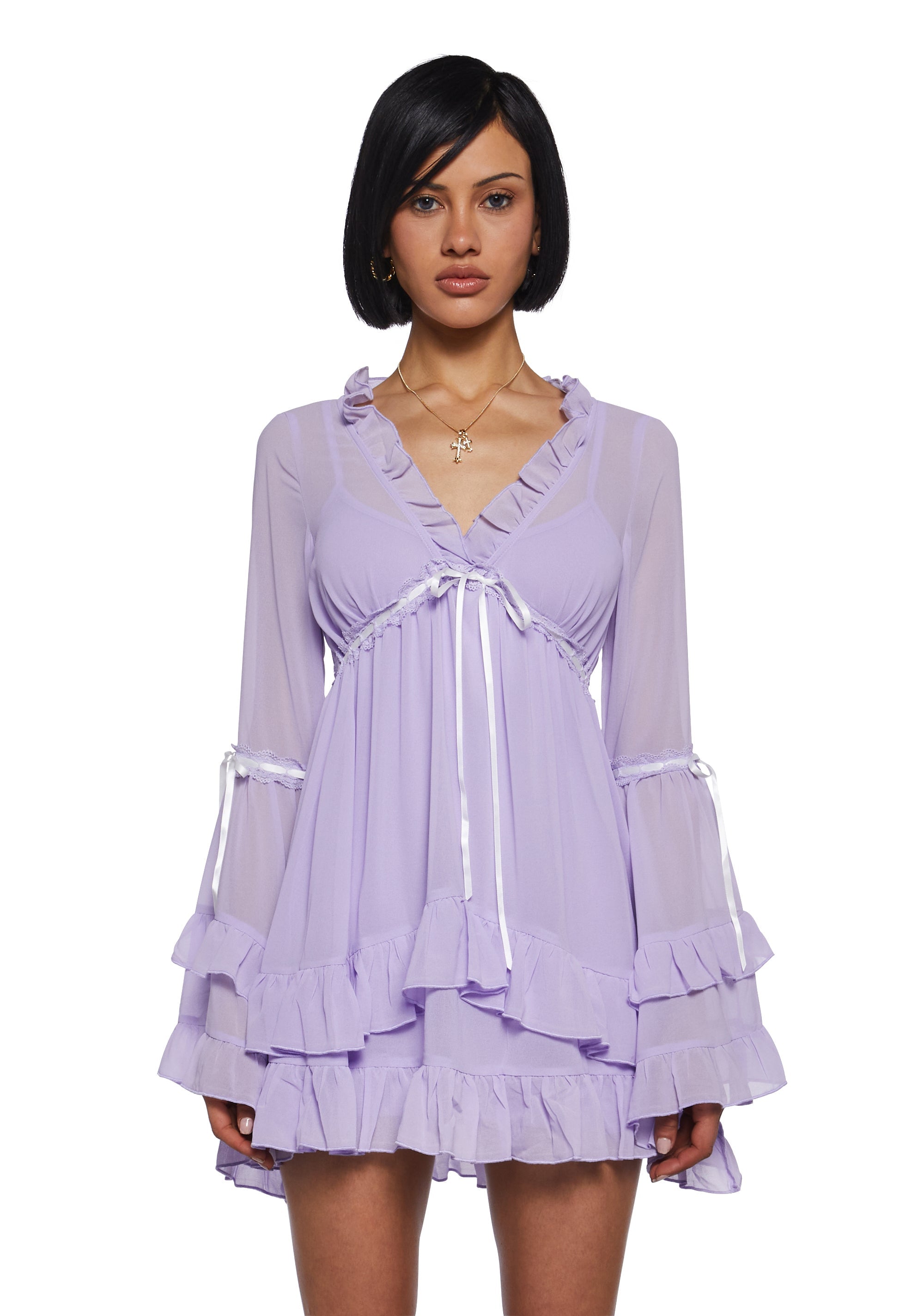 Real Divinity Mini Dress - Light Purple