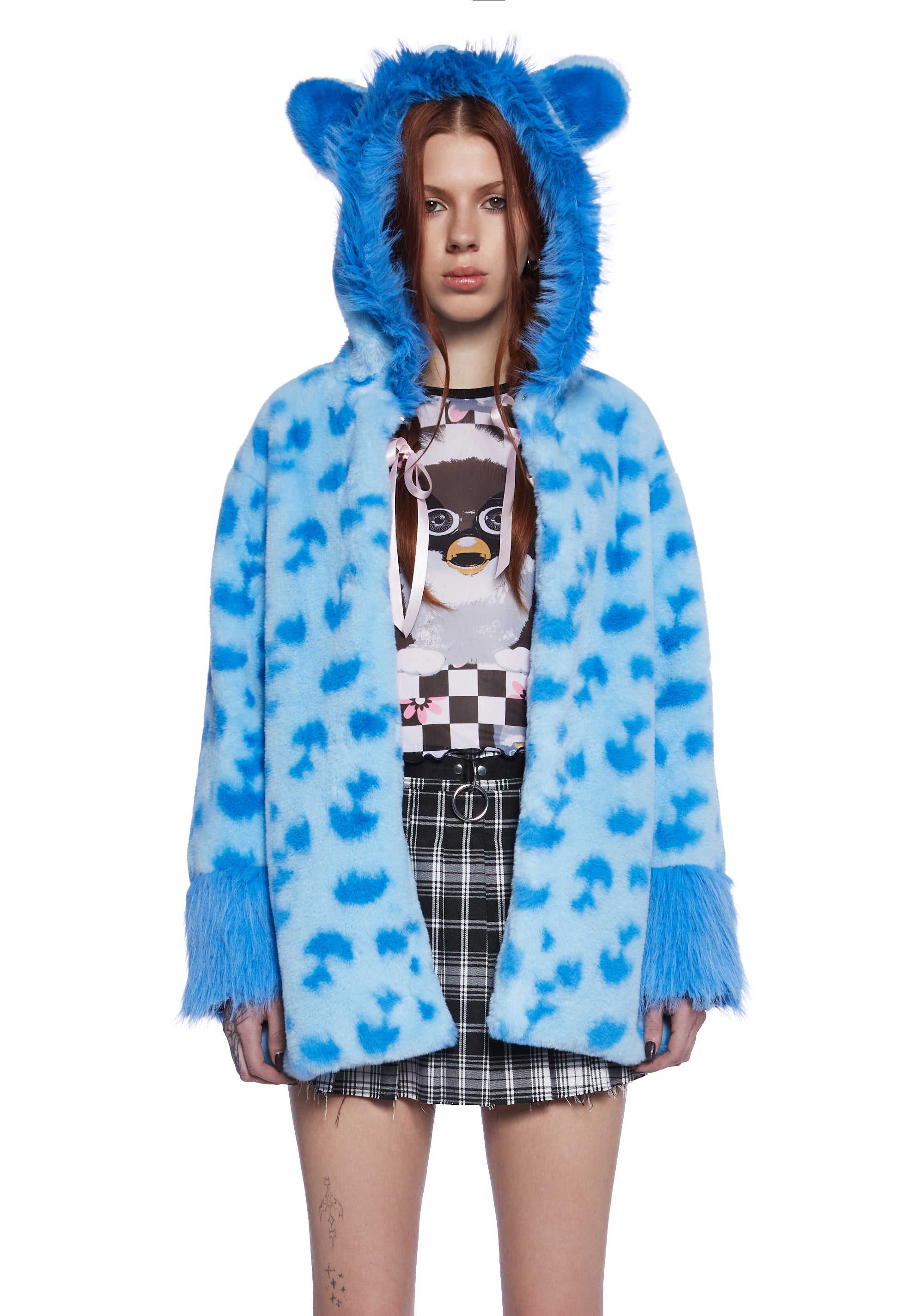 Corrupt kid ファージャケット Corrupt kid fur zip hoodie - メルカリ