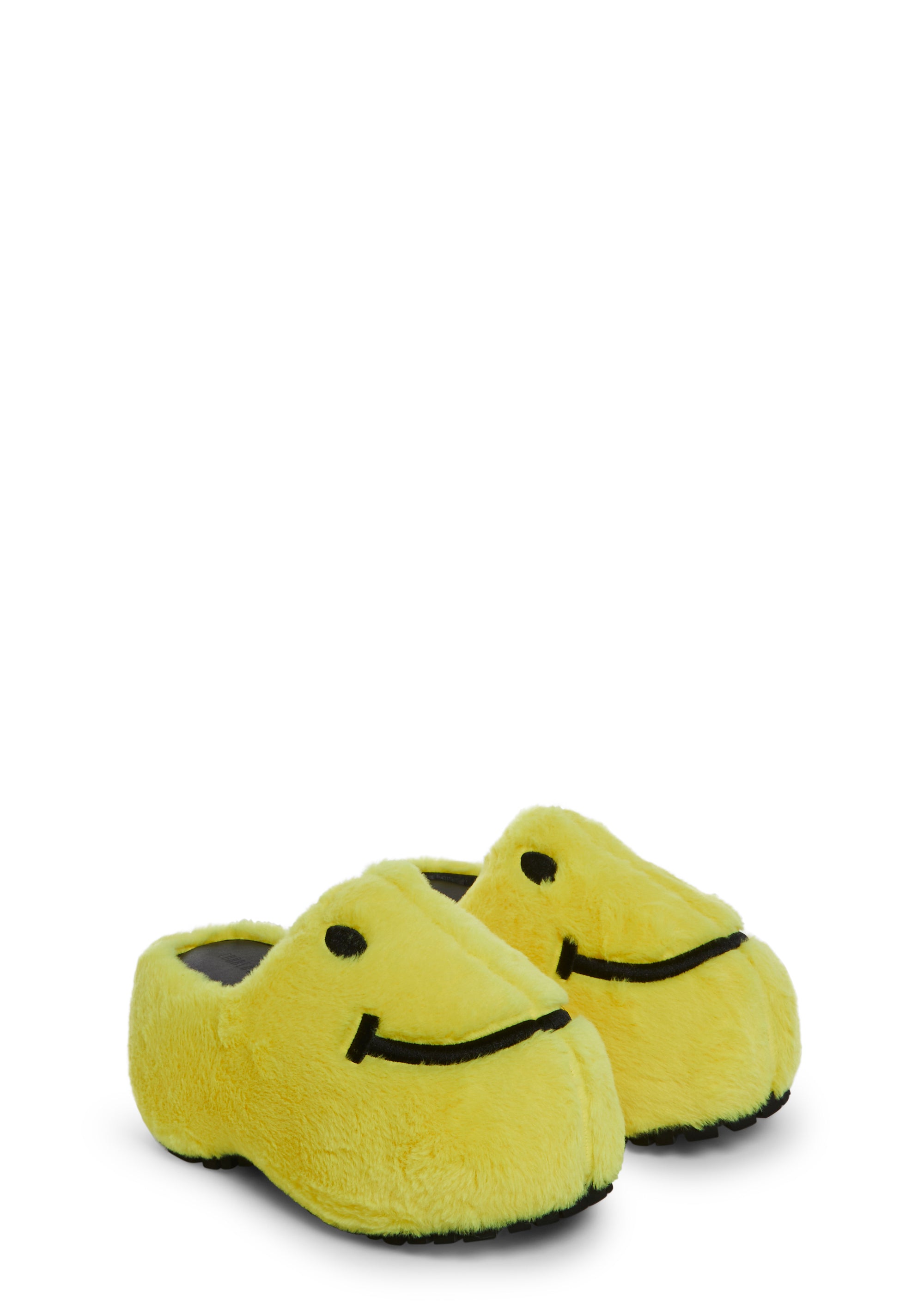 Yellow platform clogs on sale