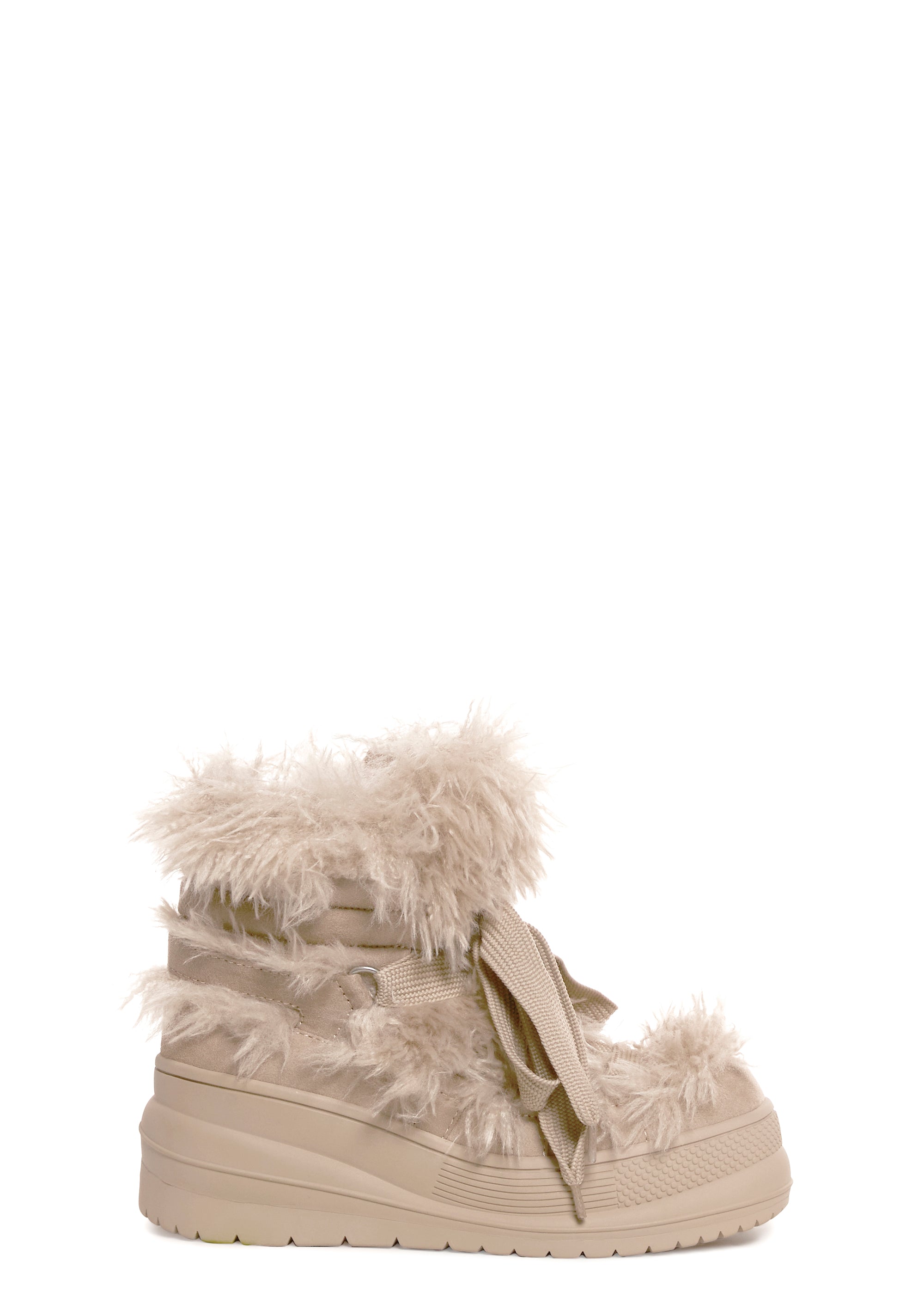 Fur hiker boots outlet