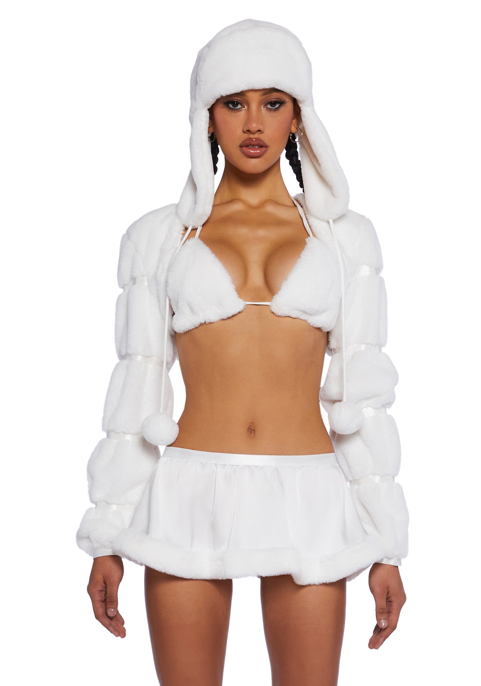 Abominable Doll Costume Set - White