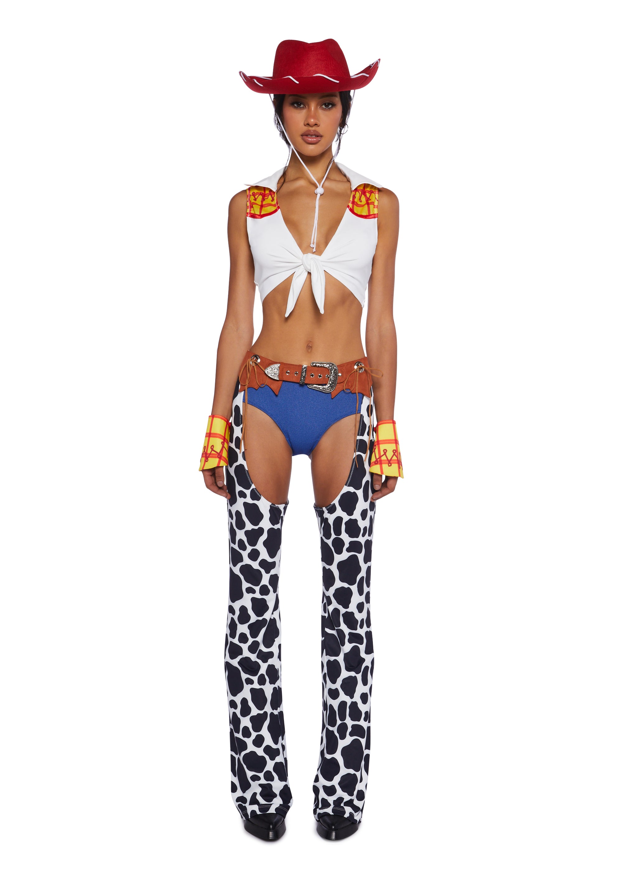 Sexy Womans Halloween Costume Toy Story Jessie Cowgirl Rag Doll Costume Set Pixar Disney - Multi Sexy Womans Halloween Costume Toy Story Jessie Cowgirl Rag Doll Costume Set Pixar Disney - Multi