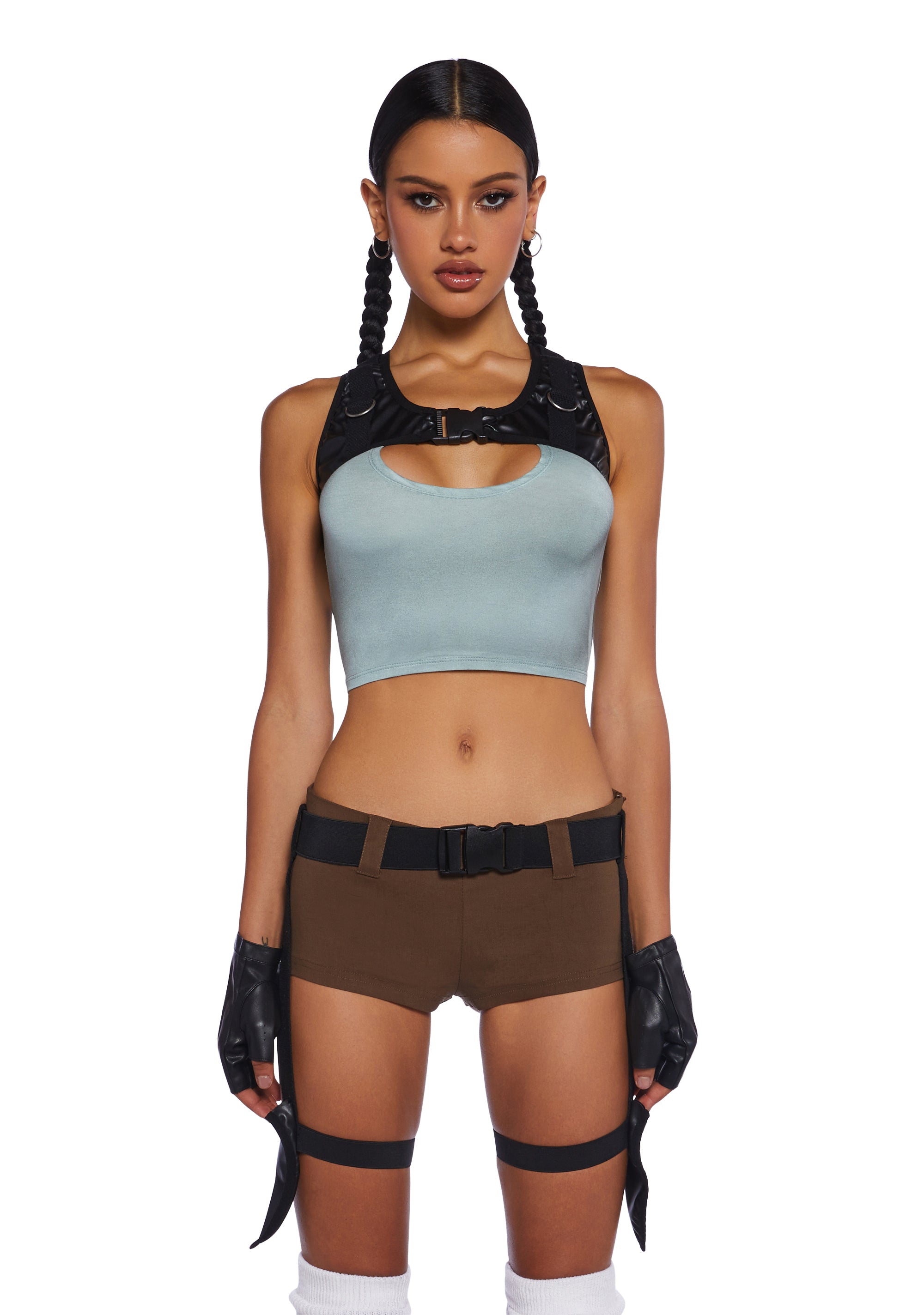 Tomb Raider Treasure Hunter Archeologist Angelina Jolie Sexy Womans Halloween Costume Costume Set - Multi Dolls Kill Tomb Raider Treasure Hunter Archeologist Angelina Jolie Sexy Womans Halloween Costume Costume Set - Multi Dolls Kill