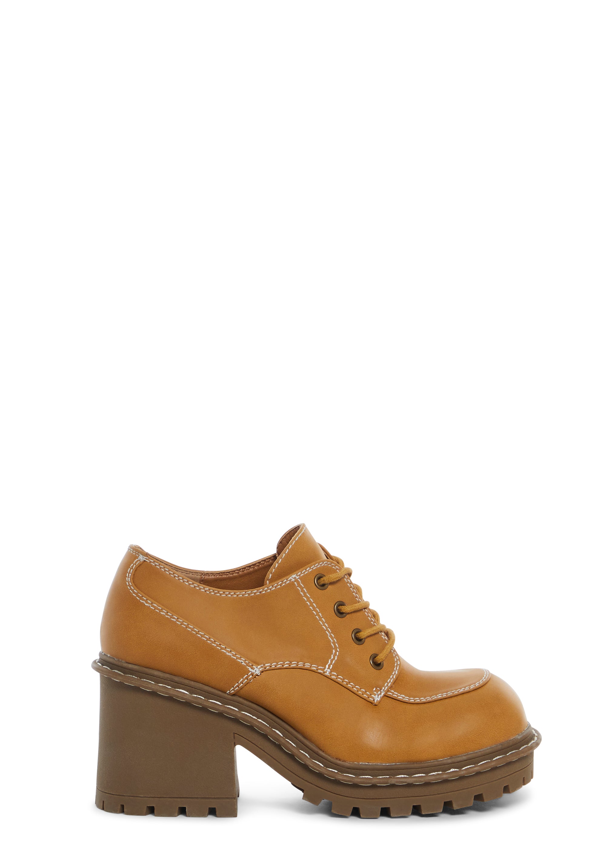 Delia S by Dolls Kill New Student Lace Up Oxfords Yellow US 7