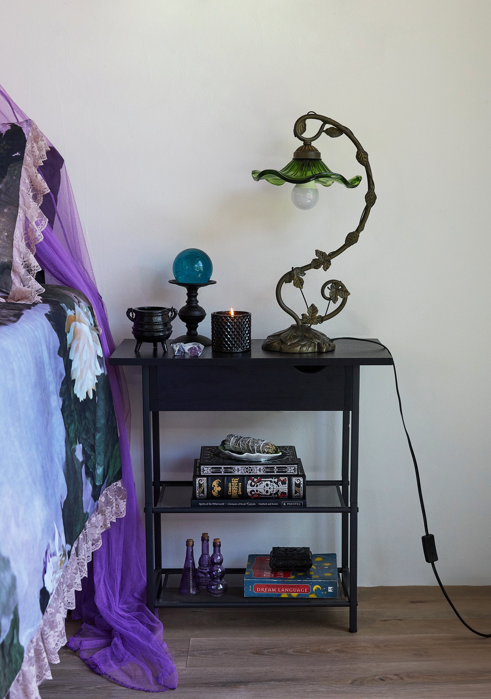 Dolls Kill Bloom Table Lamp Dolls Home Fairy Flower Ivy Table Lamp