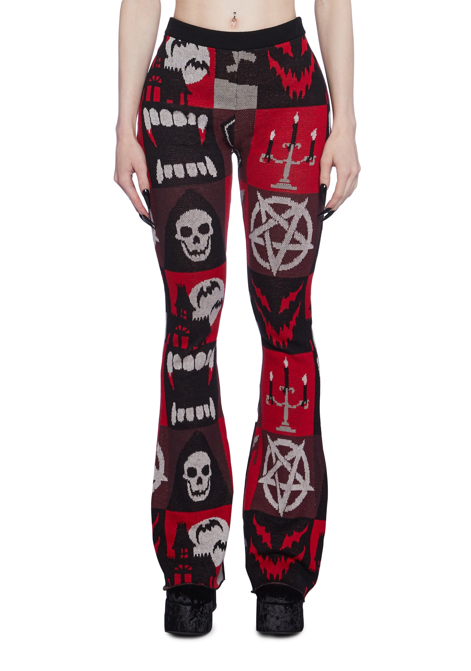 Sexy Womans Halloween Costume Pentagram Vampire Death Spooky