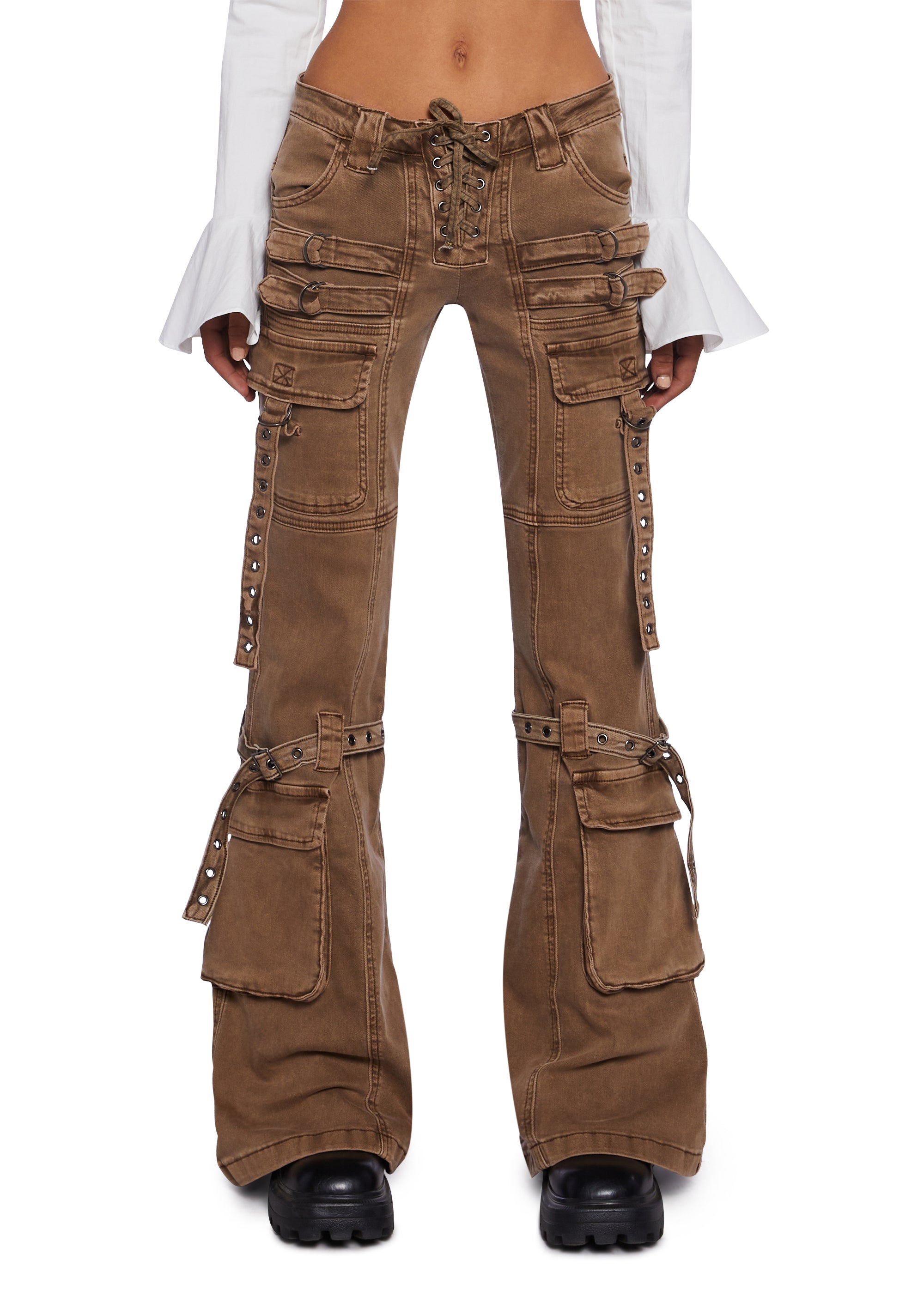 Mondetta Ladies' Straight Leg Cargo Pant (US, Alpha, X-Small