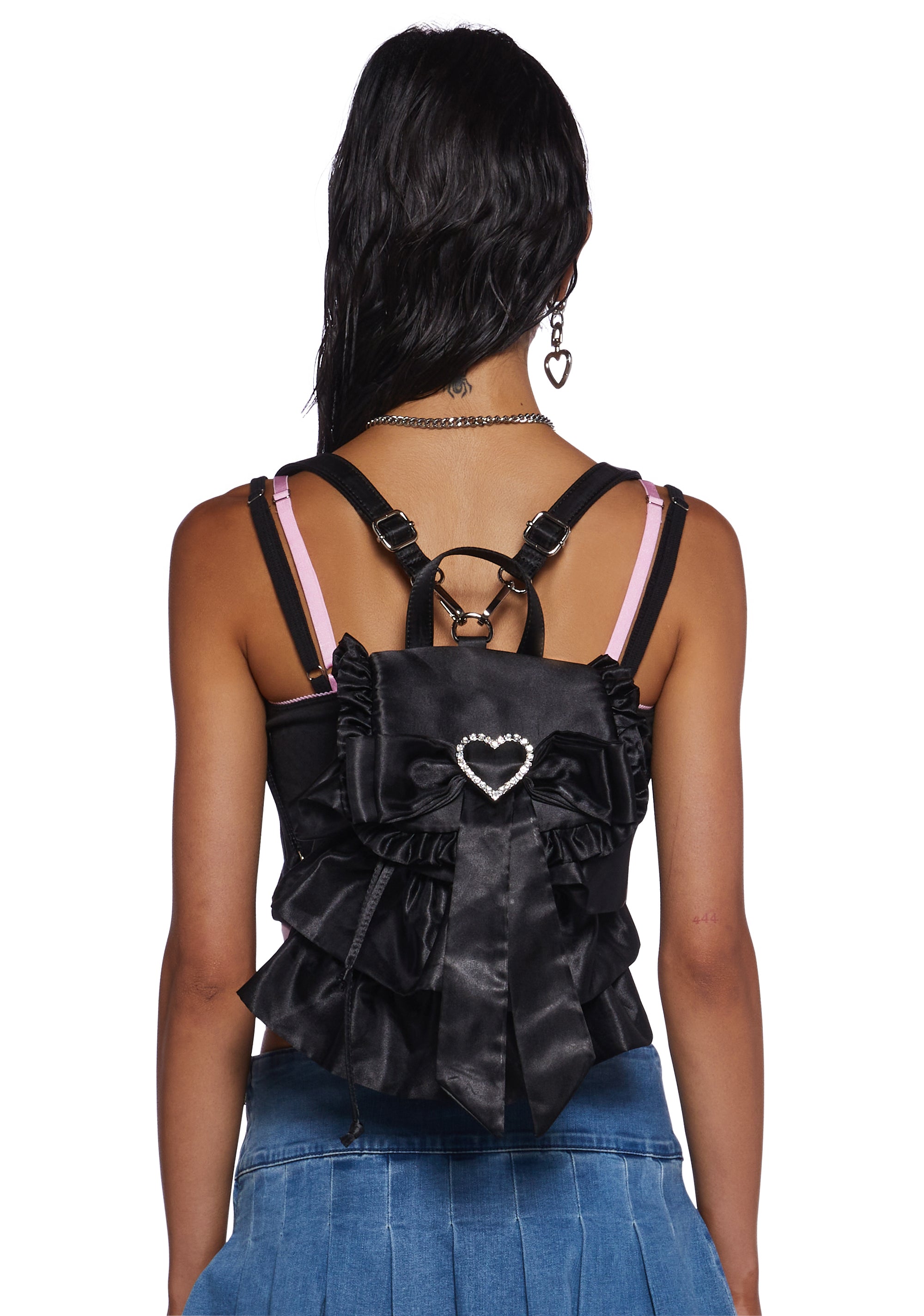 goth mini backpack Freewander Witch Skull Purse for Women Backpack Fashion Purses Teen Girls College Daypack Travel Shoulder Bag Casual Rucksack Tote Handbags: Clothing, Shoes & Jewelry black and white print all over decked out with monochrome hardware Sugar Thrillz Pastel Goth Ruffled
