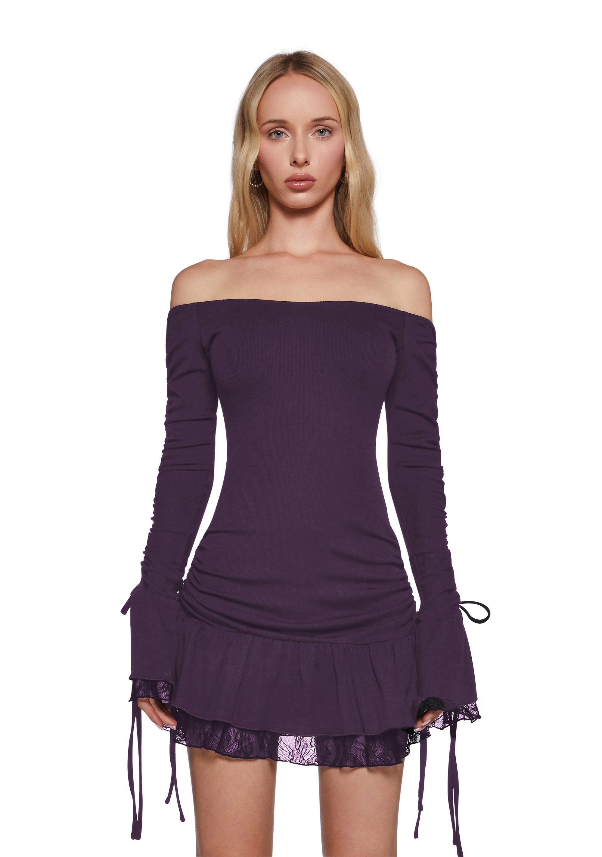 dollskill purple dress Mayfair Residence Mini Dress