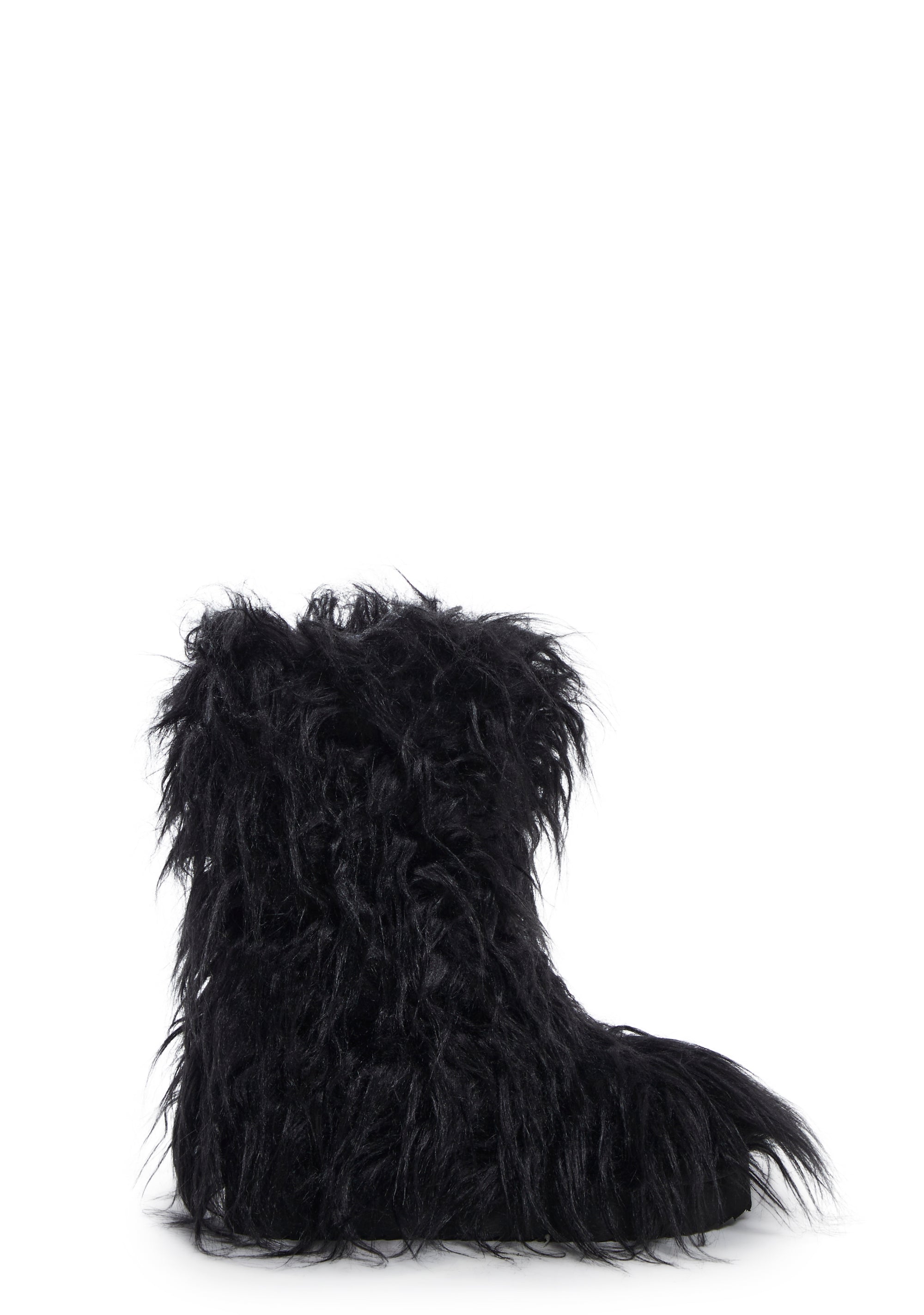 Black shaggy uggs top