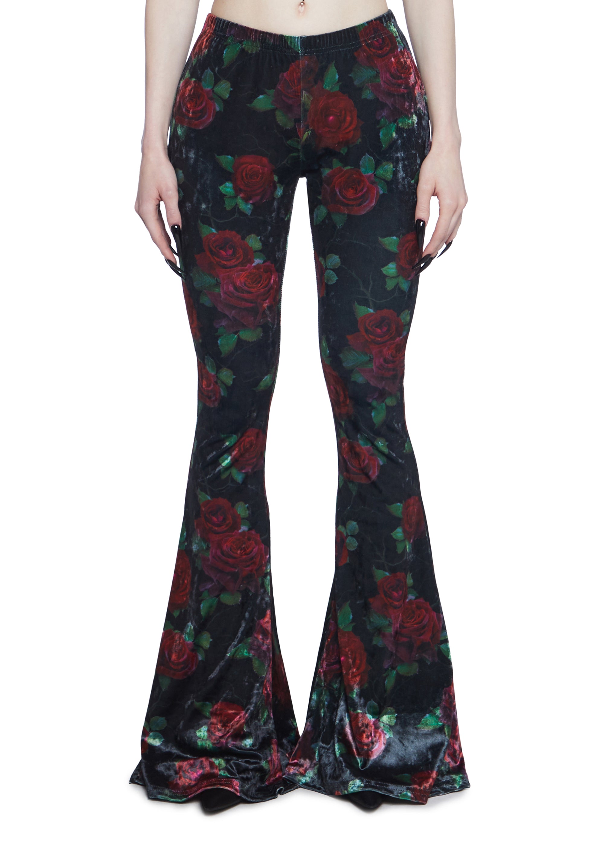 Velvet flare leggings 2025