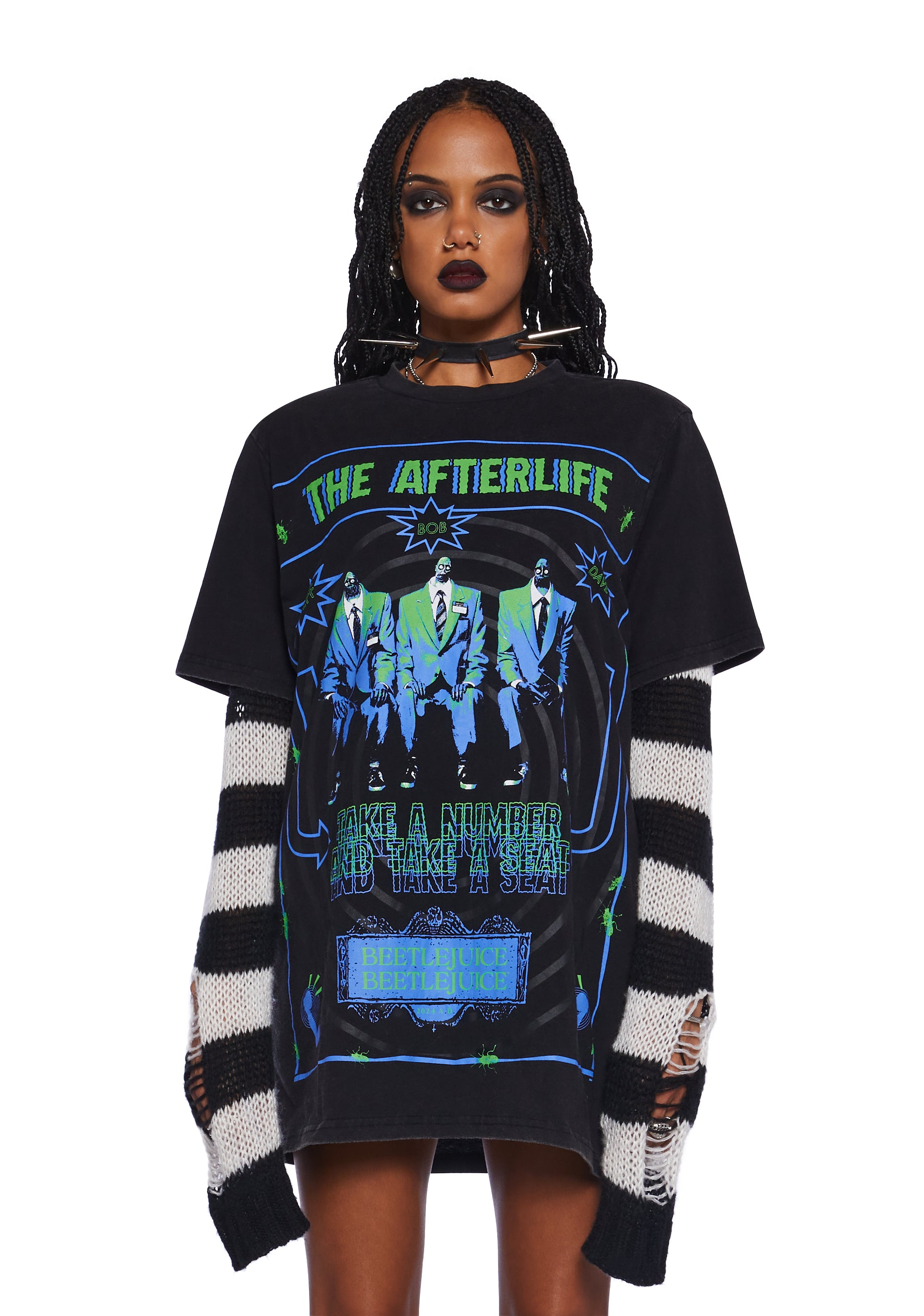 BEETLEJUICE☆ビートルジュース☆Tシャツ☆XLサイズ☆人形
